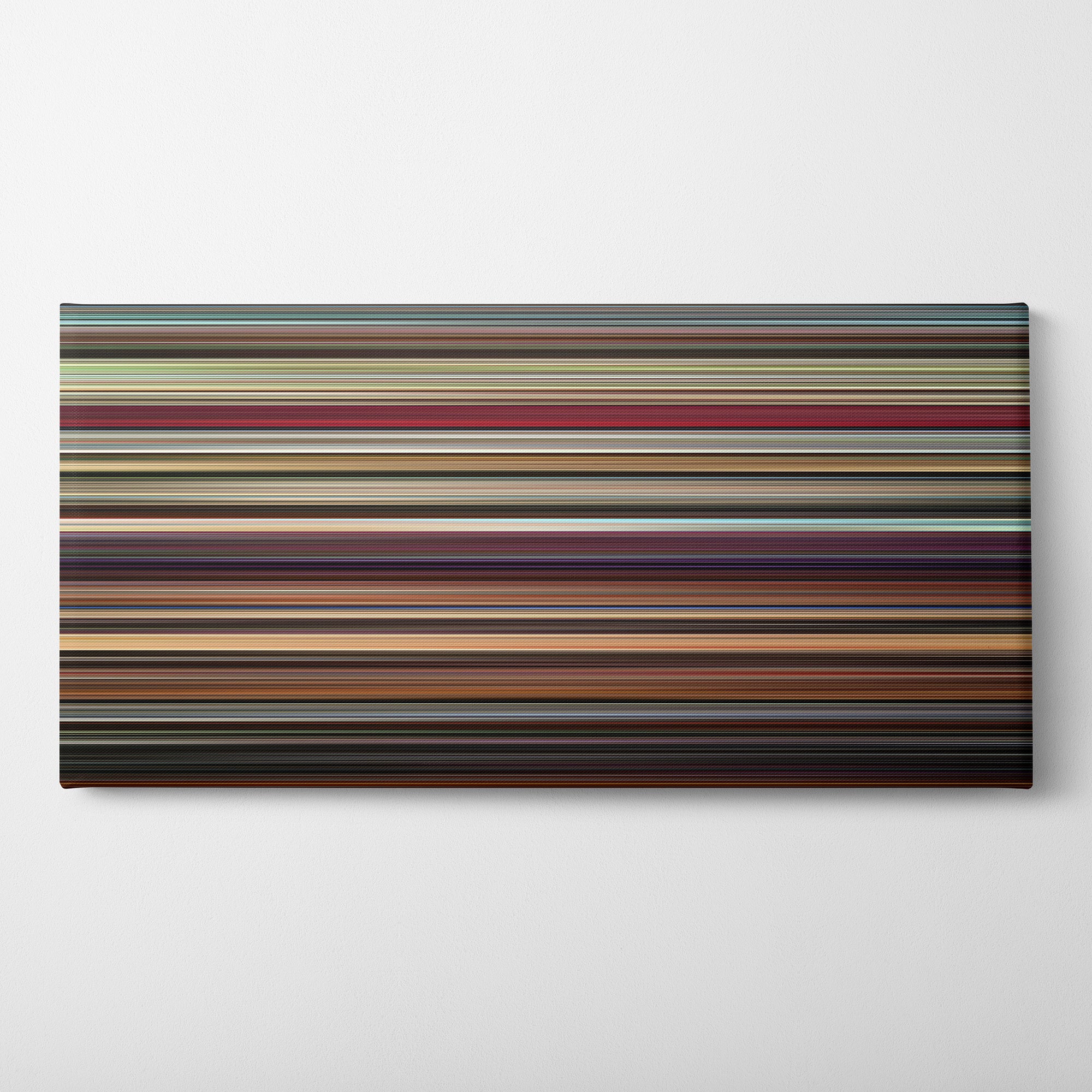 Scarface (1983) CineSpectrum Color Spectrum Canvas Print - Horizontal on Wall