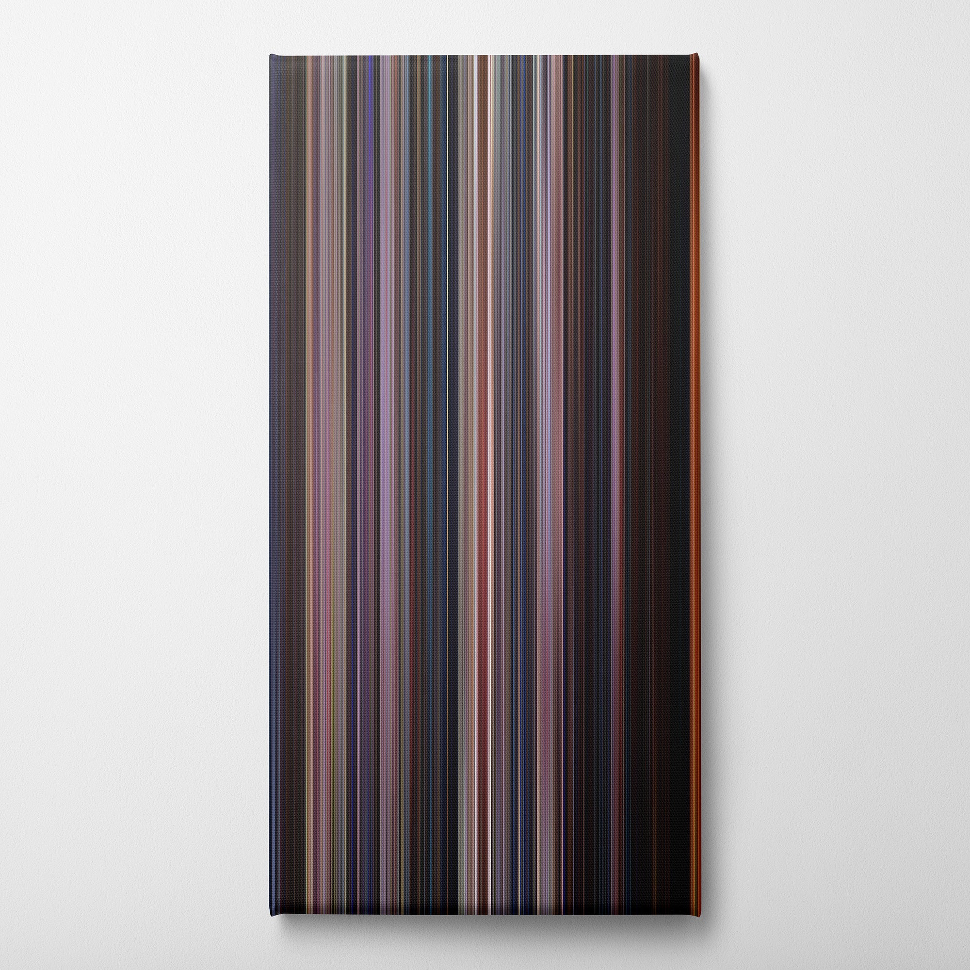 Scream 3 (2000) CineSpectrum Color Spectrum Canvas Print - Vertical on Wall