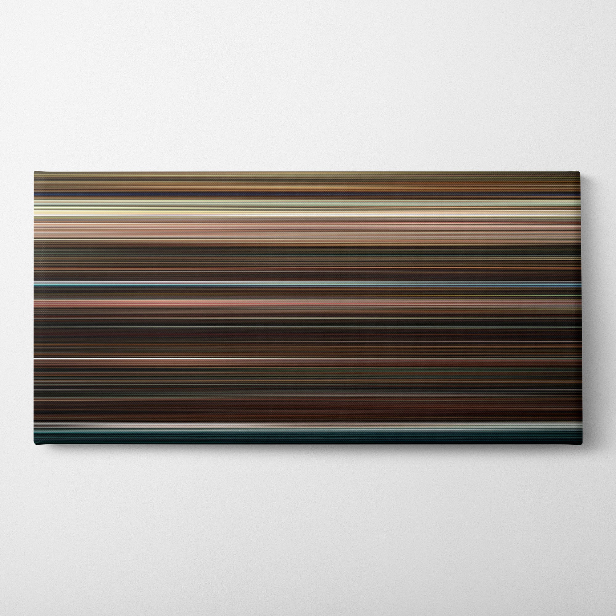 Scream 4 (2011) CineSpectrum Color Spectrum Canvas Print - Horizontal on Wall