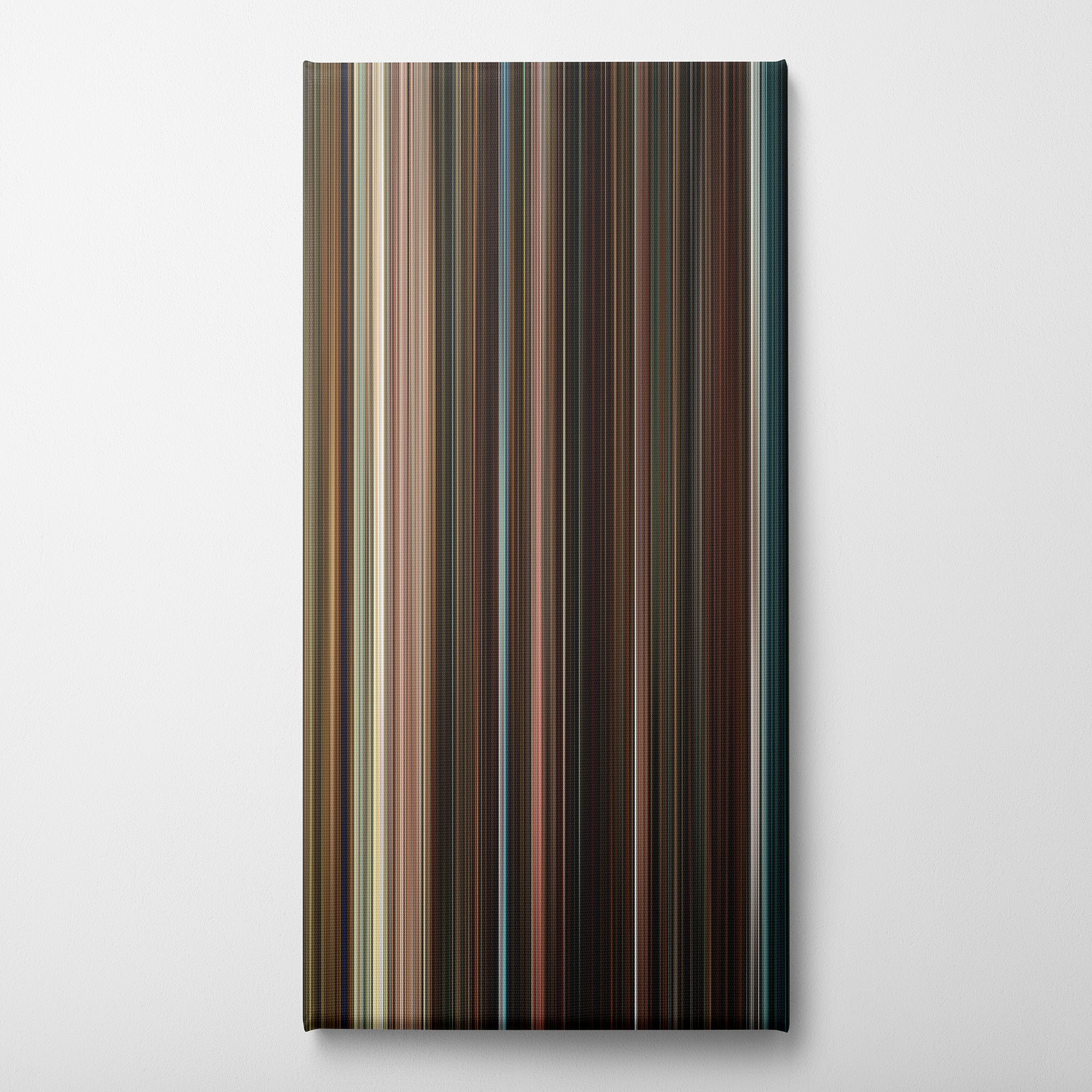 Scream 4 (2011) CineSpectrum Color Spectrum Canvas Print - Vertical on Wall