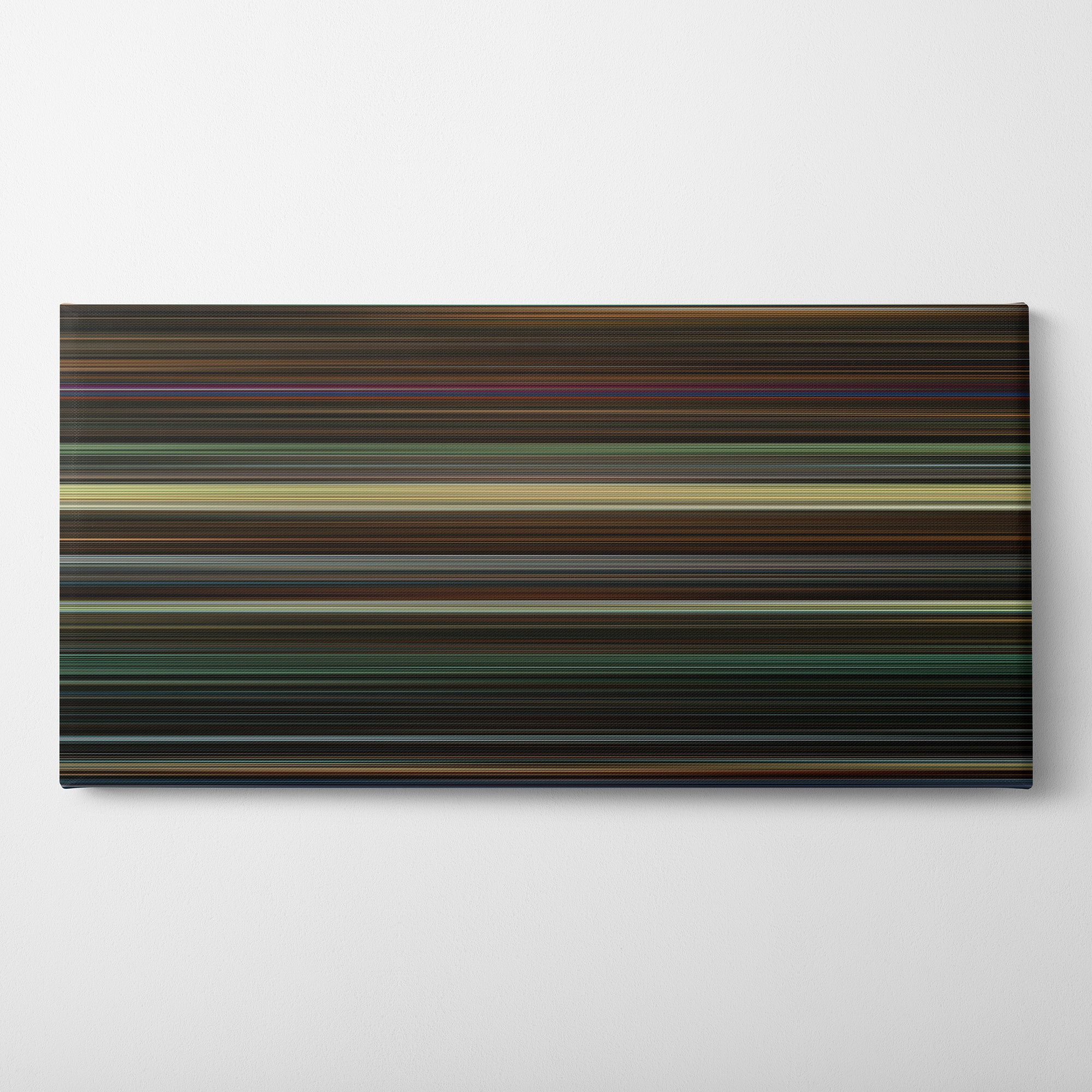 Scream VI (2023) CineSpectrum Color Spectrum Canvas Print - Horizontal on Wall