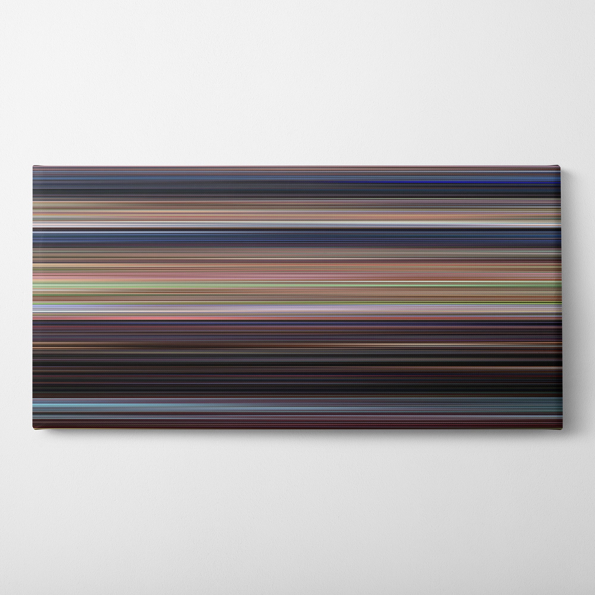 Scream (1996) CineSpectrum Color Spectrum Canvas Print - Horizontal on Wall