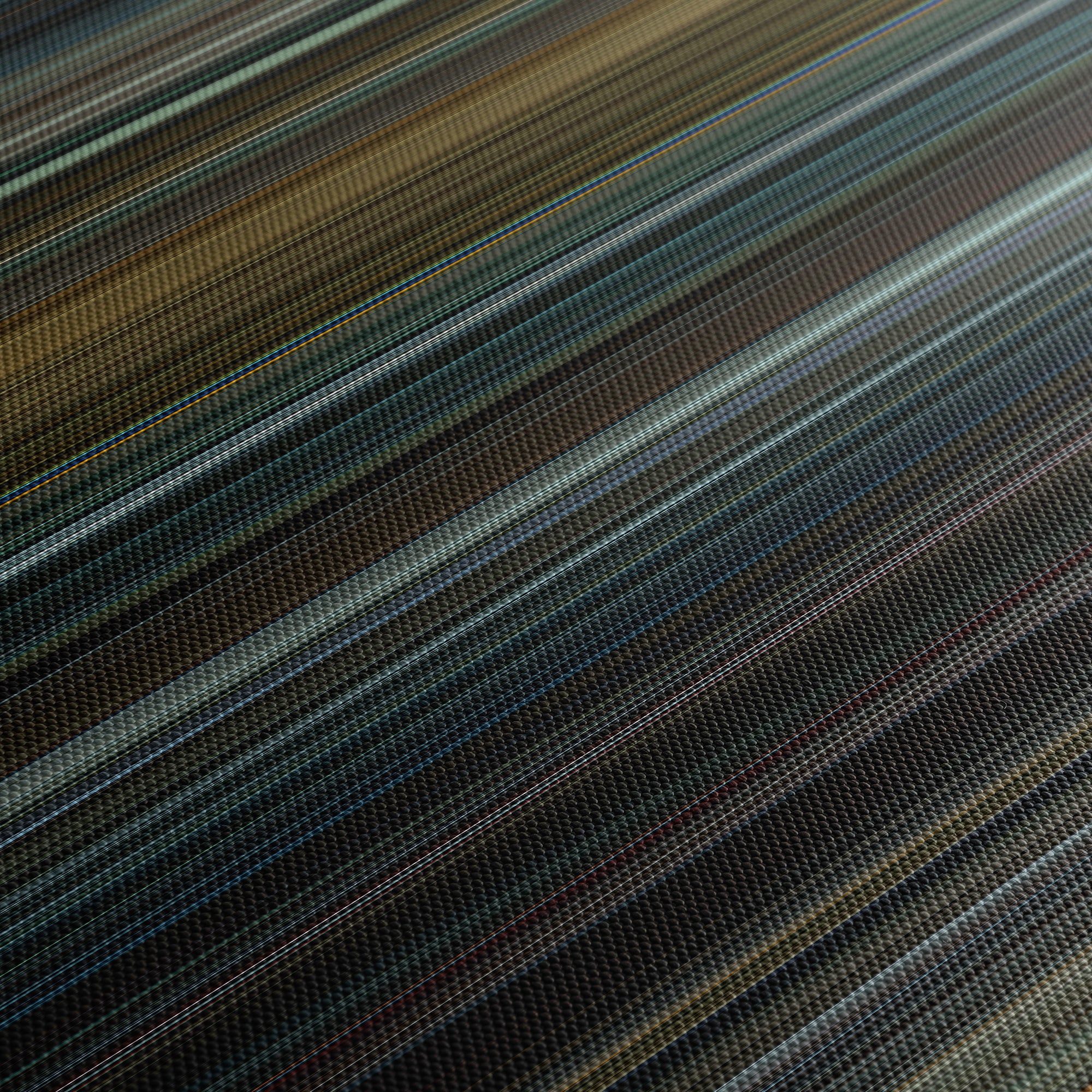 Se7en (1995) CineSpectrum Color Spectrum Canvas Print - Close Up of Middle of Print