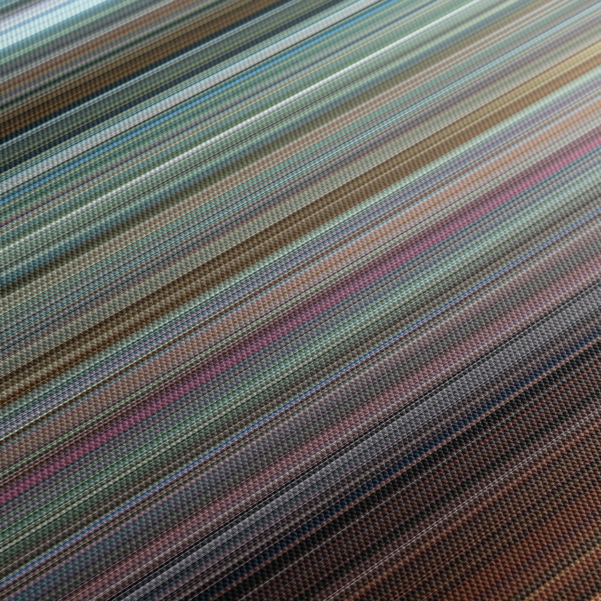 Shaun of the Dead (2004) CineSpectrum Color Spectrum Canvas Print - Close Up of Middle of Print