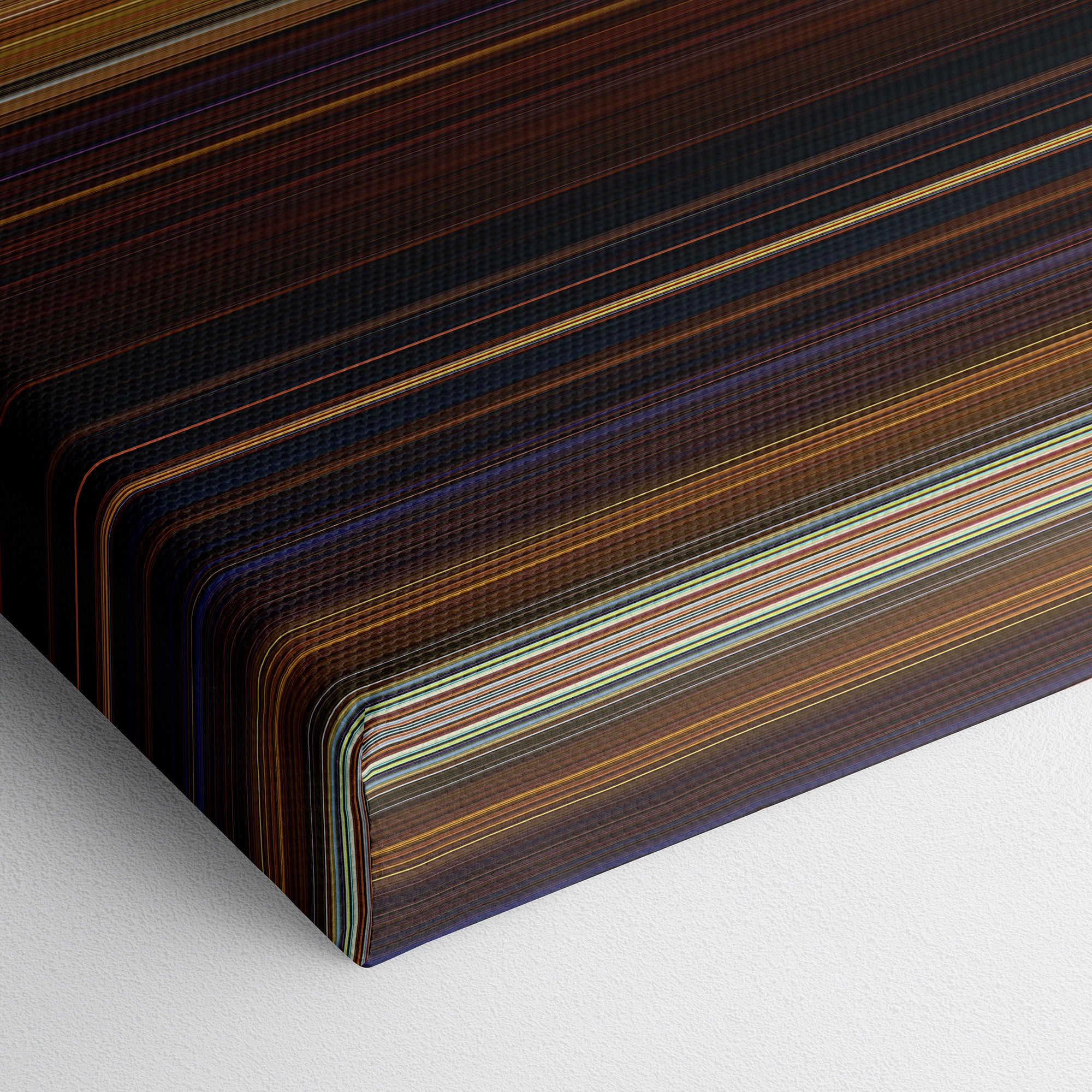 Shrek Forever After (2010) CineSpectrum Color Spectrum Canvas Print - Close Up of Bottom of Print