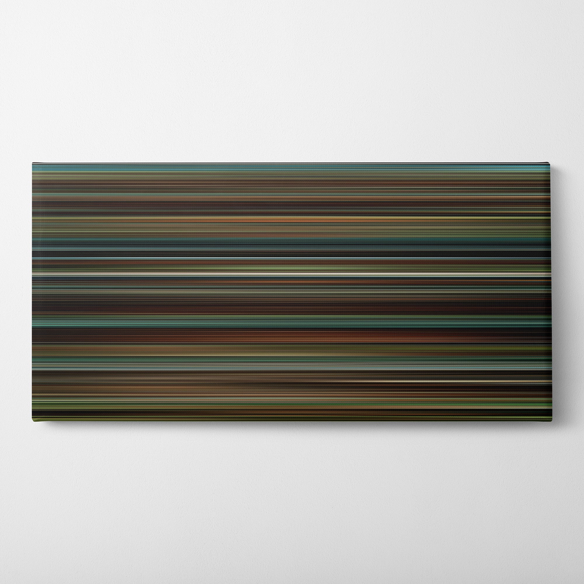 Shutter Island (2010) CineSpectrum Color Spectrum Canvas Print - Horizontal on Wall