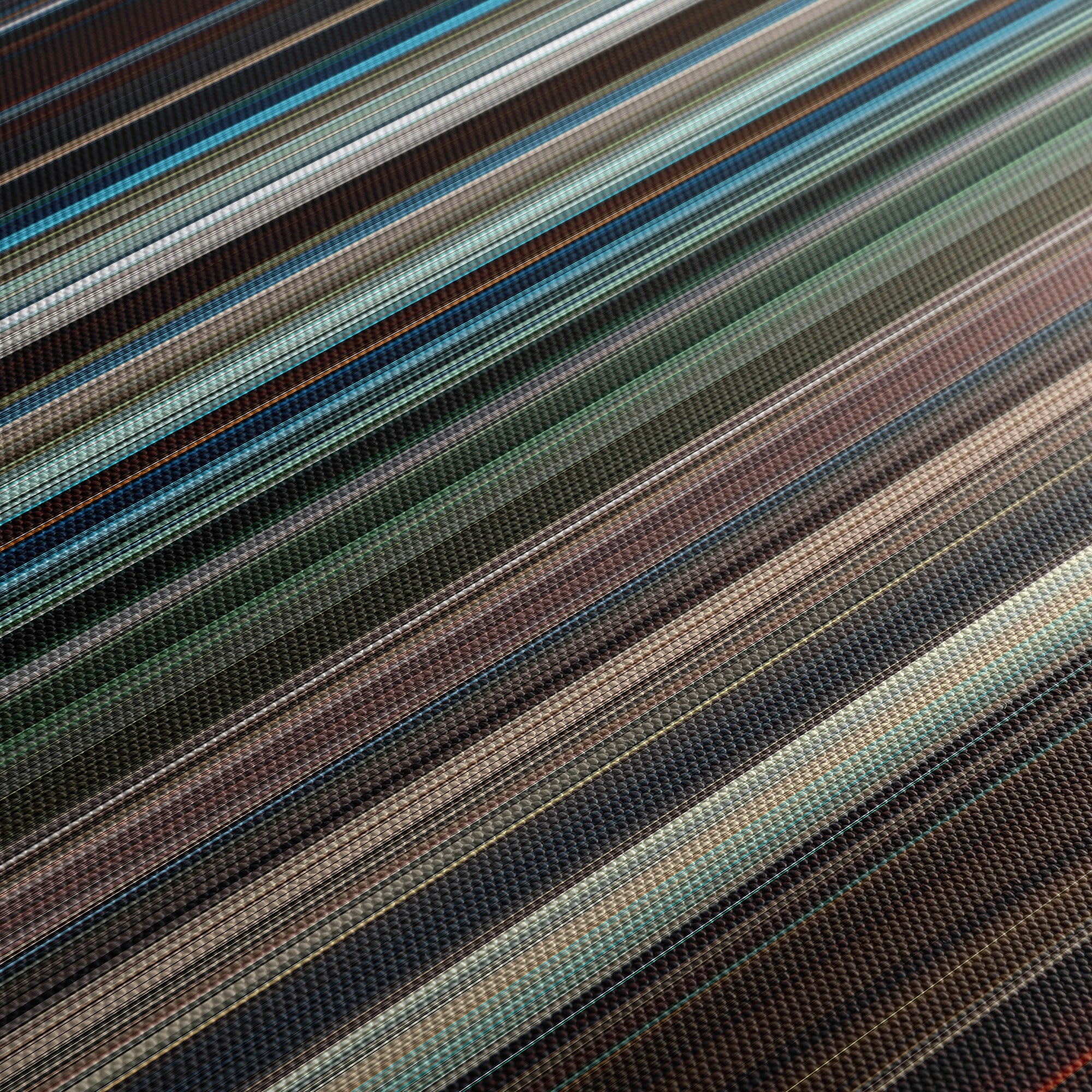 Silence (2016) CineSpectrum Color Spectrum Canvas Print - Close Up of Middle of Print