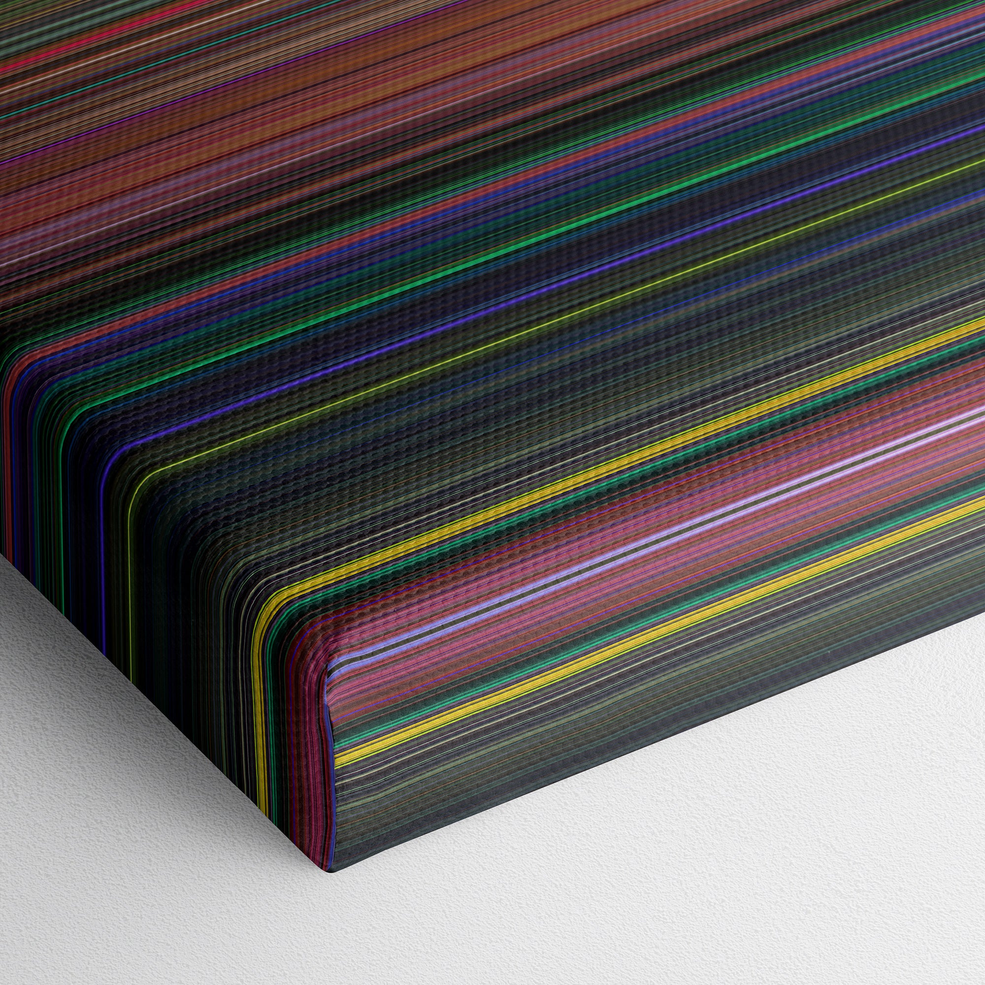 Sleeping Beauty (1959) CineSpectrum Color Spectrum Canvas Print - Close Up of Bottom of Print