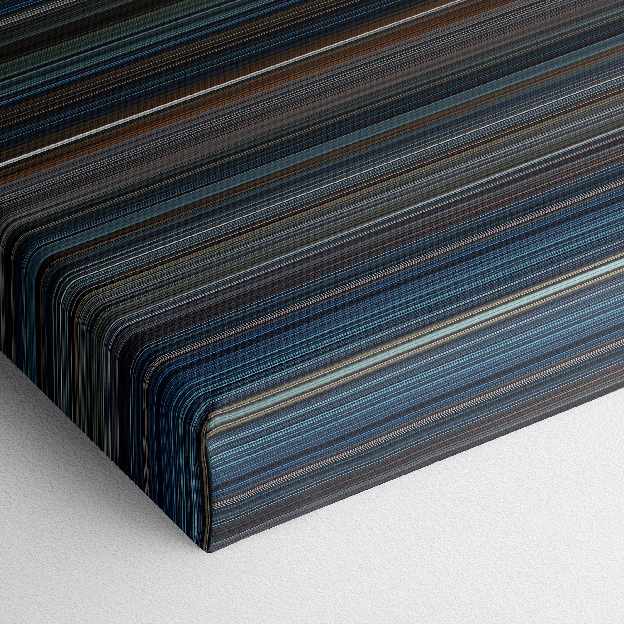 Sleepy Hollow (1999) CineSpectrum Color Spectrum Canvas Print - Close Up of Bottom of Print