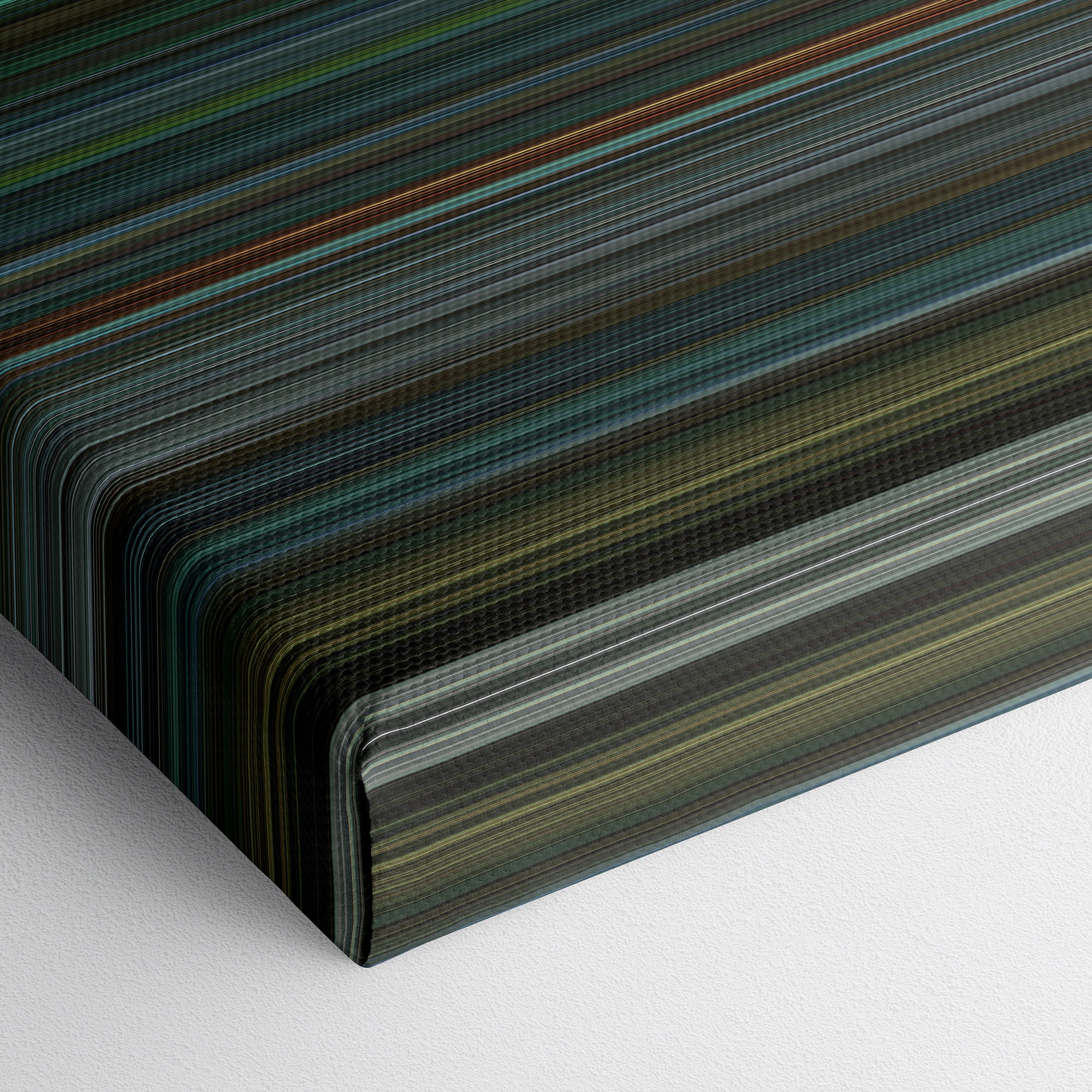 Snatch (2000) CineSpectrum Color Spectrum Canvas Print - Close Up of Bottom of Print