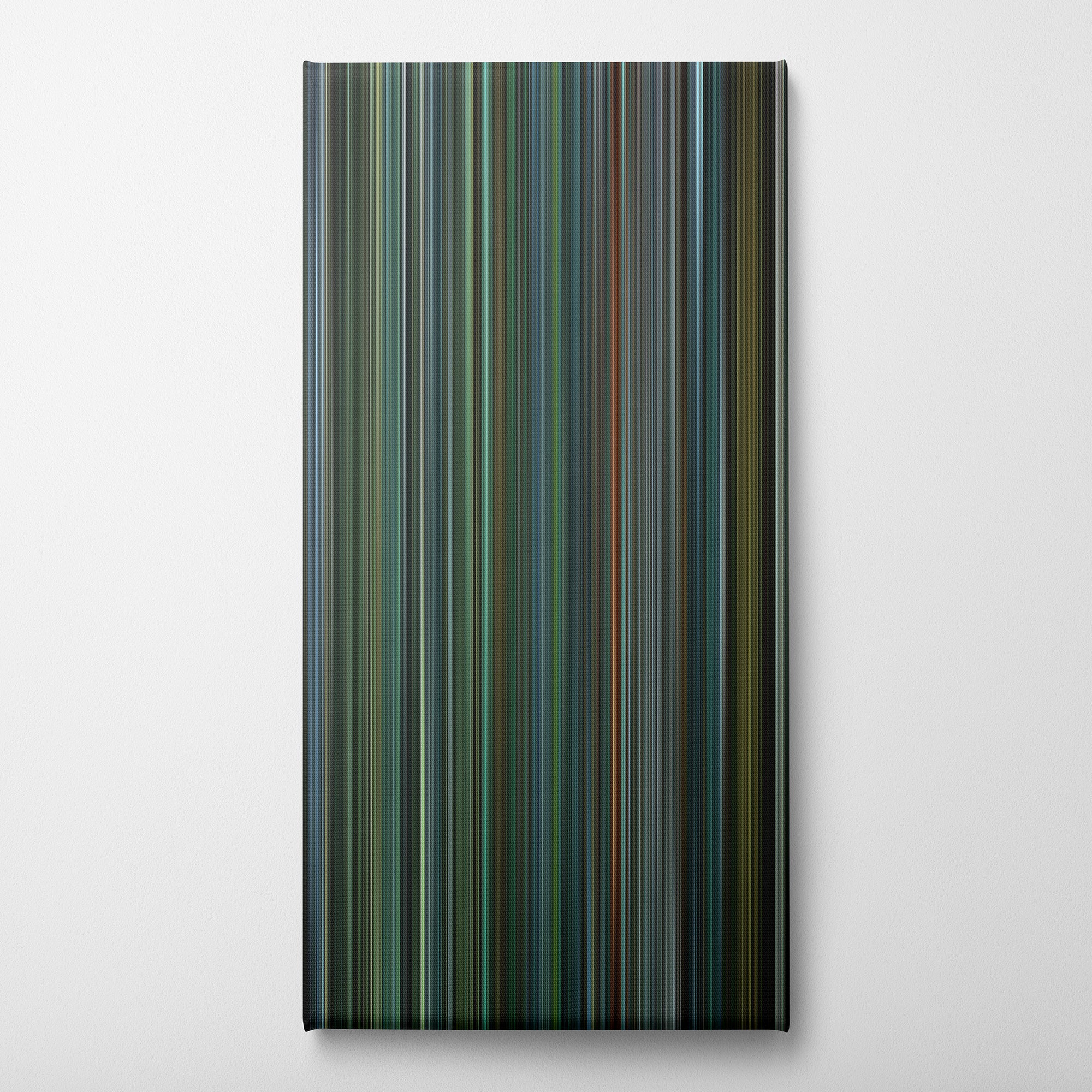Snatch (2000) CineSpectrum Color Spectrum Canvas Print - Vertical on Wall