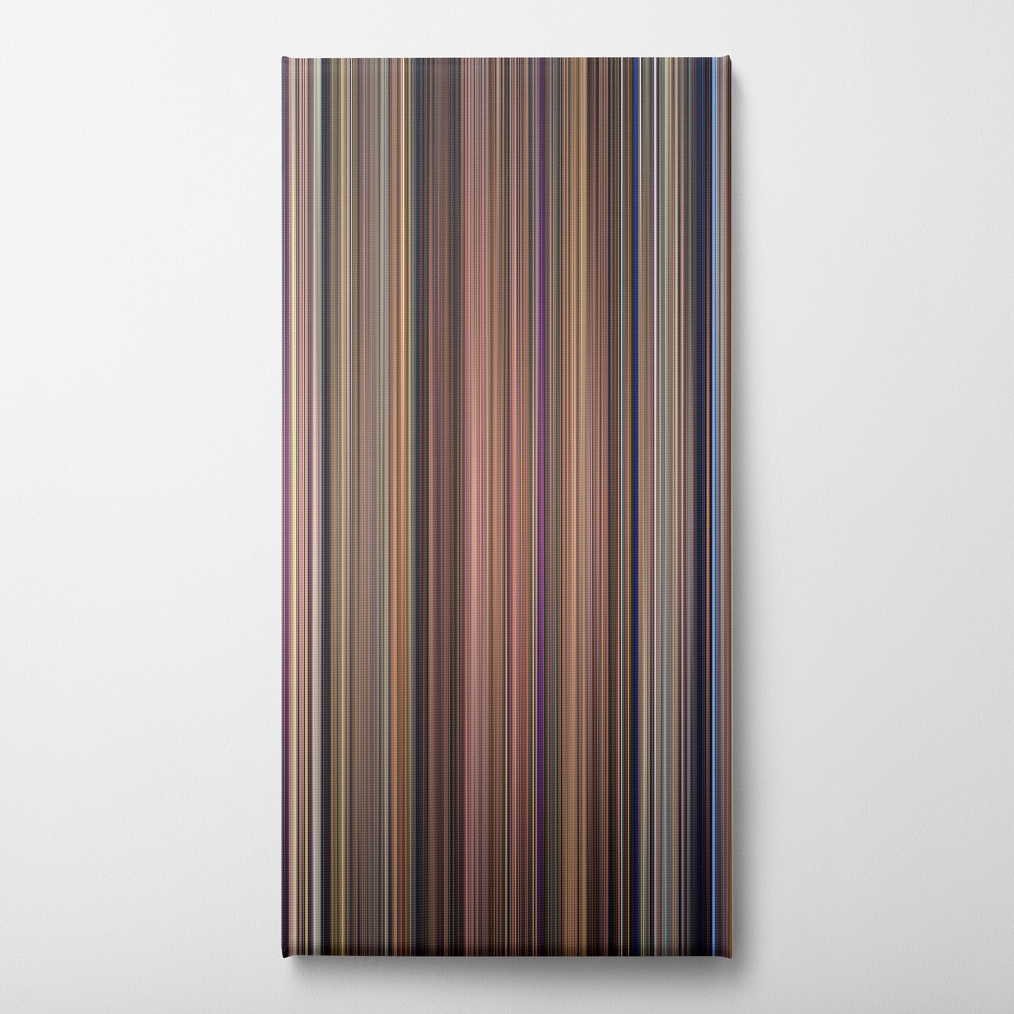 Snow White and the Seven Dwarfs (1937) CineSpectrum Color Spectrum Canvas Print - Vertical on Wall