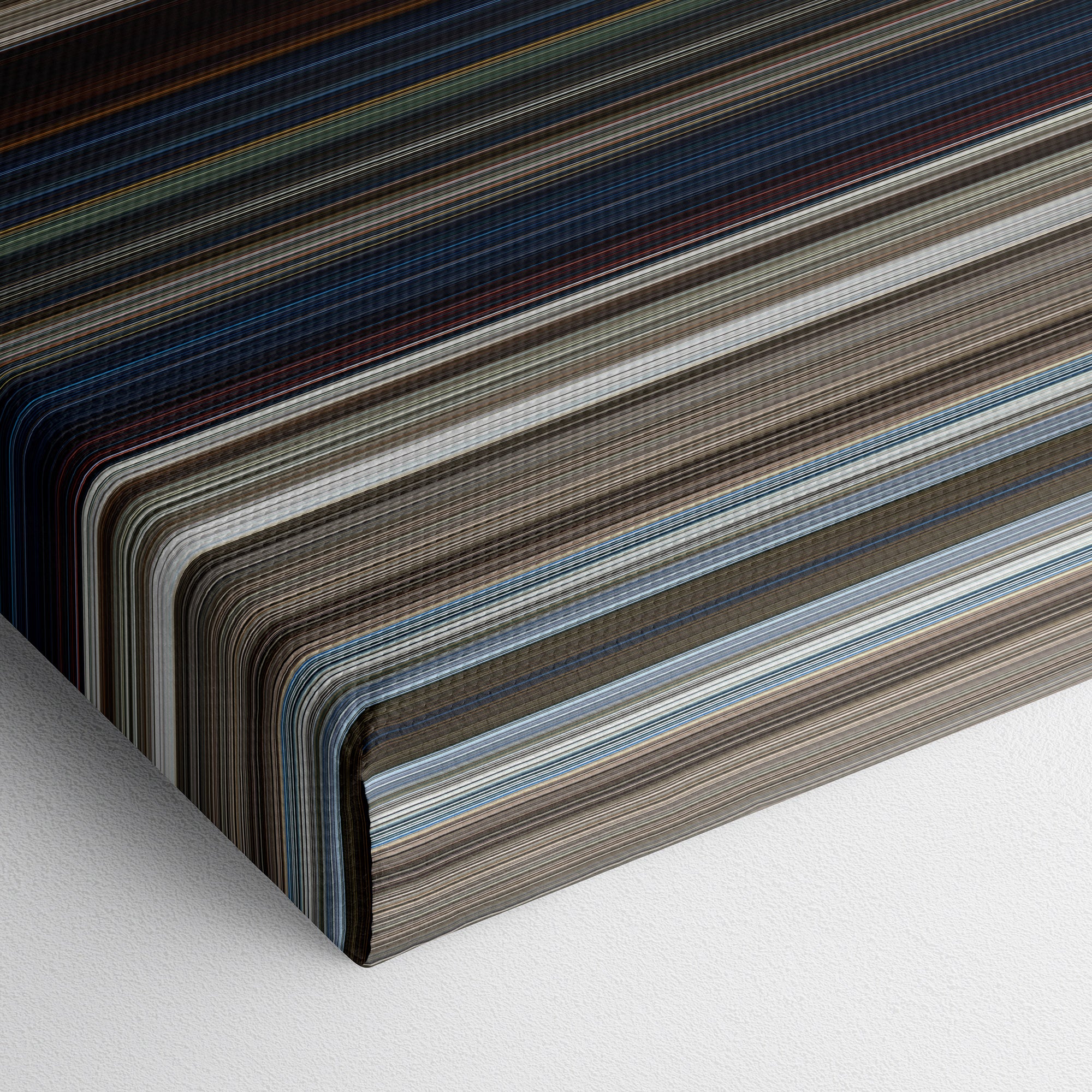 Solo - A Star Wars Story (2018) CineSpectrum Color Spectrum Canvas Print - Close Up of Bottom of Print