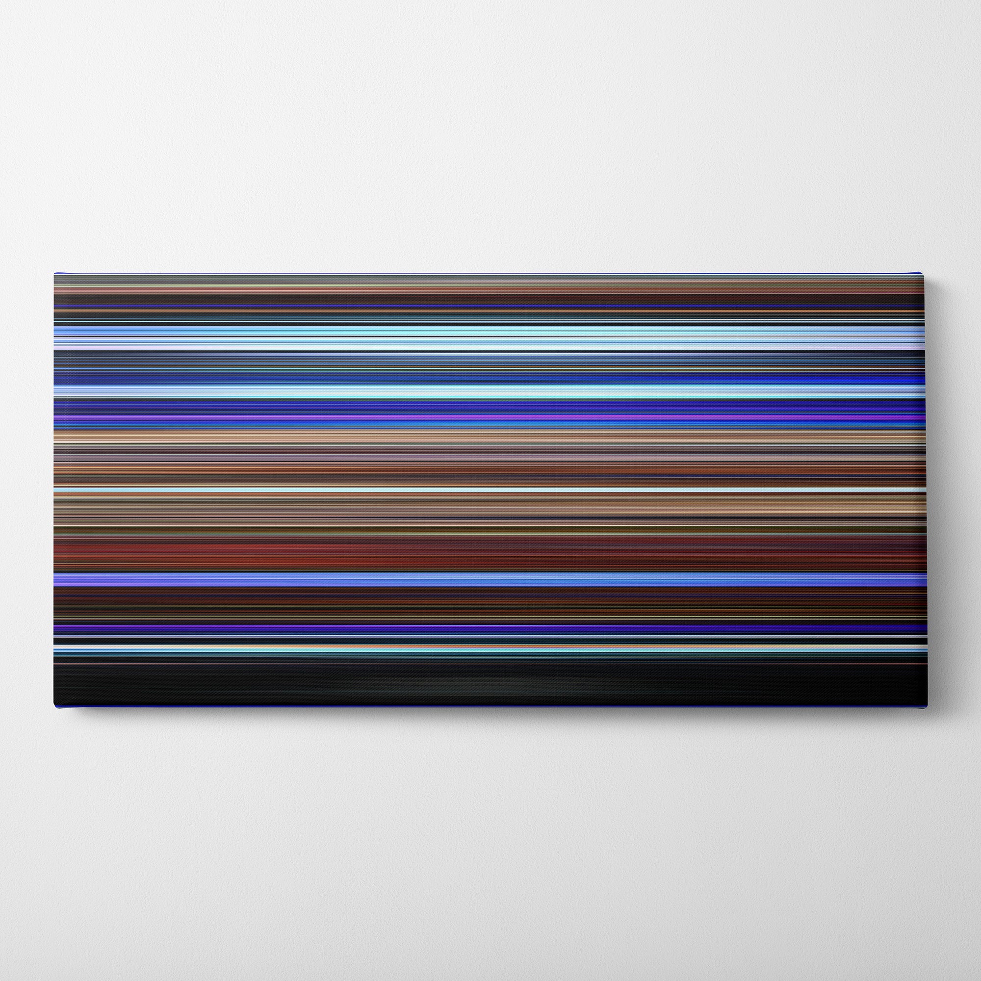 Soul (2020) CineSpectrum Color Spectrum Canvas Print - Horizontal on Wall