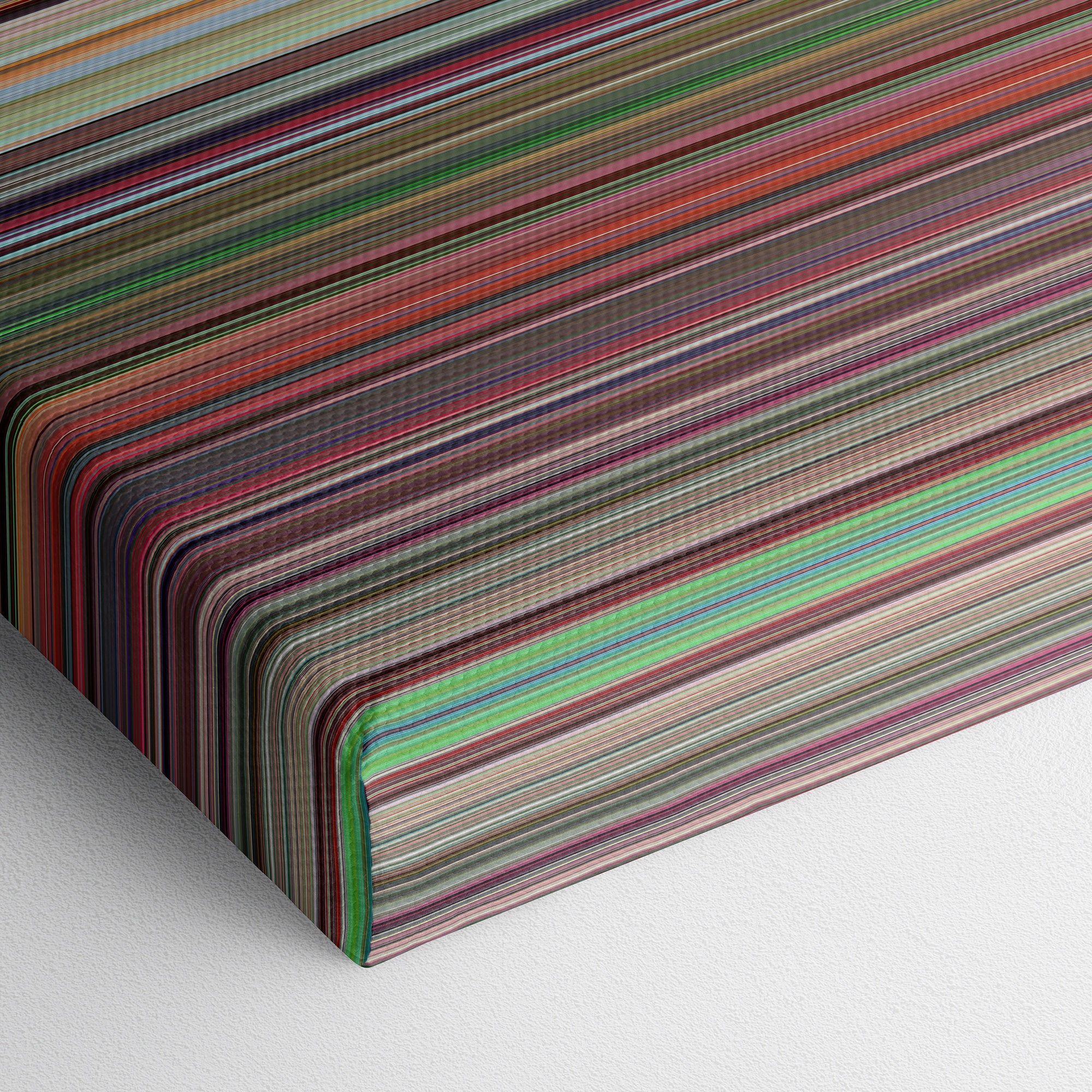 South Park - Bigger Longer and Uncut (1999) CineSpectrum Color Spectrum Canvas Print - Close Up of Bottom of Print