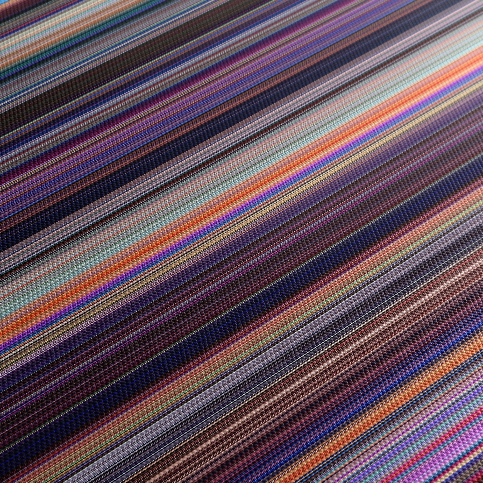 Spider-Man - Into The Spider-Verse (2018) CineSpectrum Color Spectrum Canvas Print - Close Up of Middle of Print
