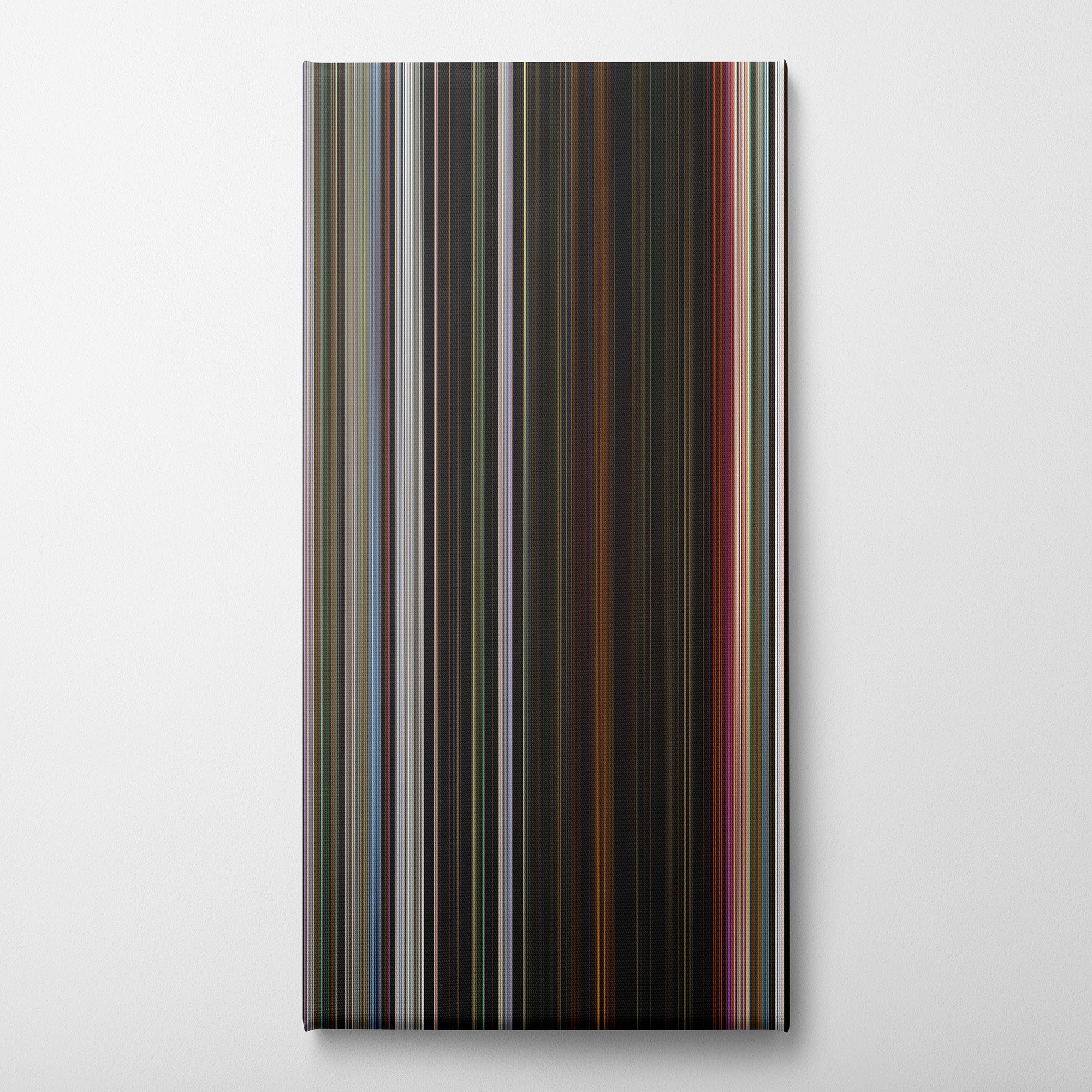 Spider-Man - No Way Home (2021) CineSpectrum Color Spectrum Canvas Print - Vertical on Wall