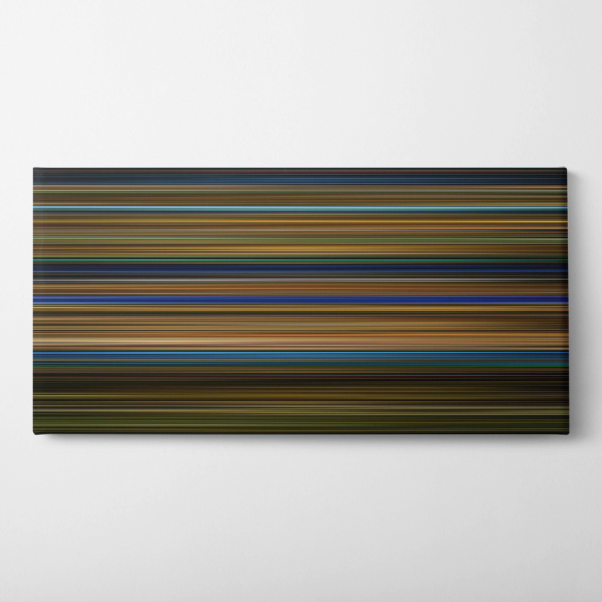 Spiral (2021) CineSpectrum Color Spectrum Canvas Print - Horizontal on Wall