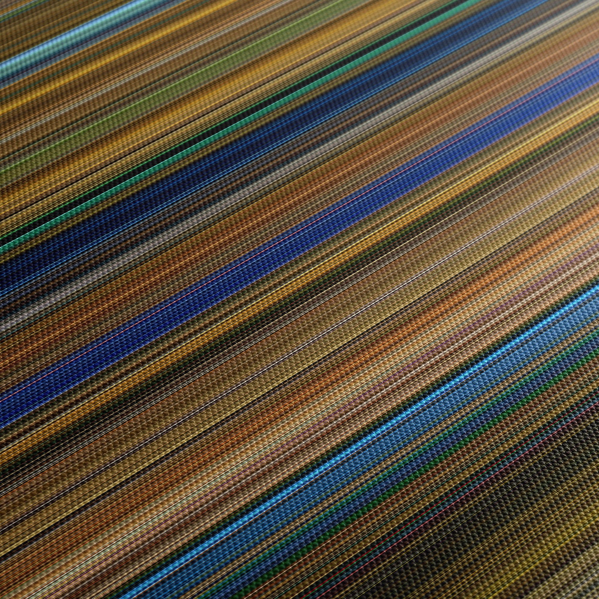 Spiral (2021) CineSpectrum Color Spectrum Canvas Print - Close Up of Middle of Print