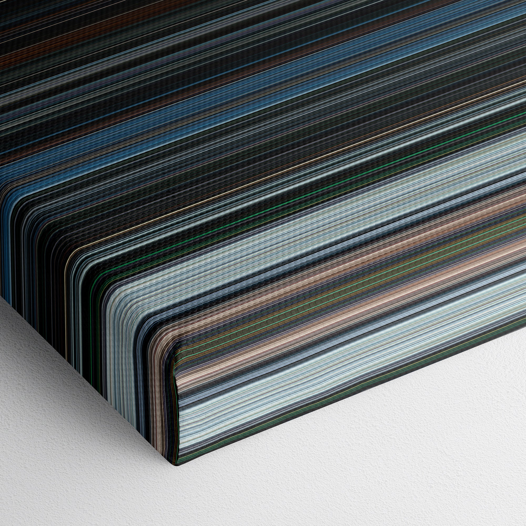 Star Trek Beyond (2016) CineSpectrum Color Spectrum Canvas Print - Close Up of Bottom of Print