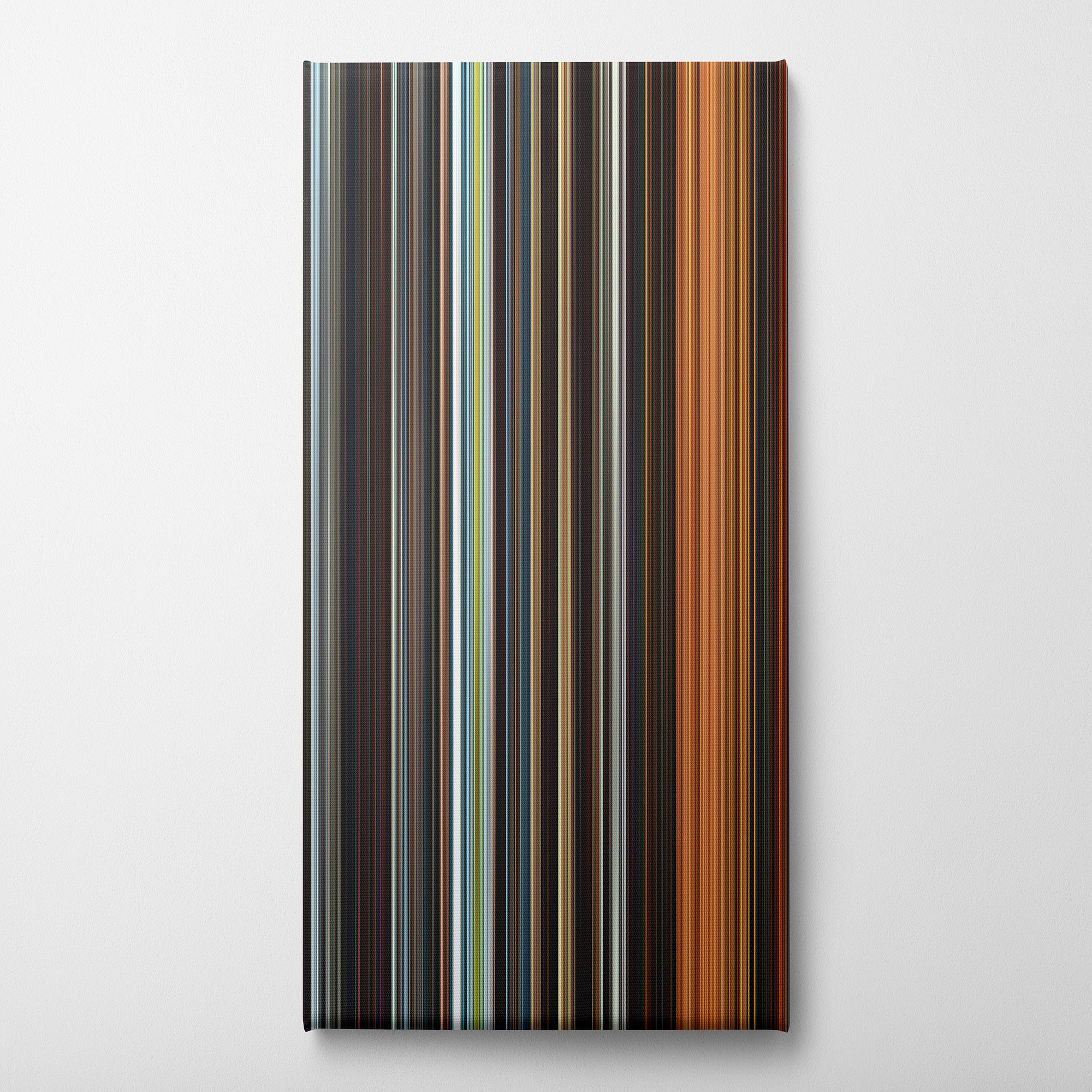 Star Wars Episode II - Attack Of The Clones (2002) CineSpectrum Color Spectrum Canvas Print - Vertical on Wall