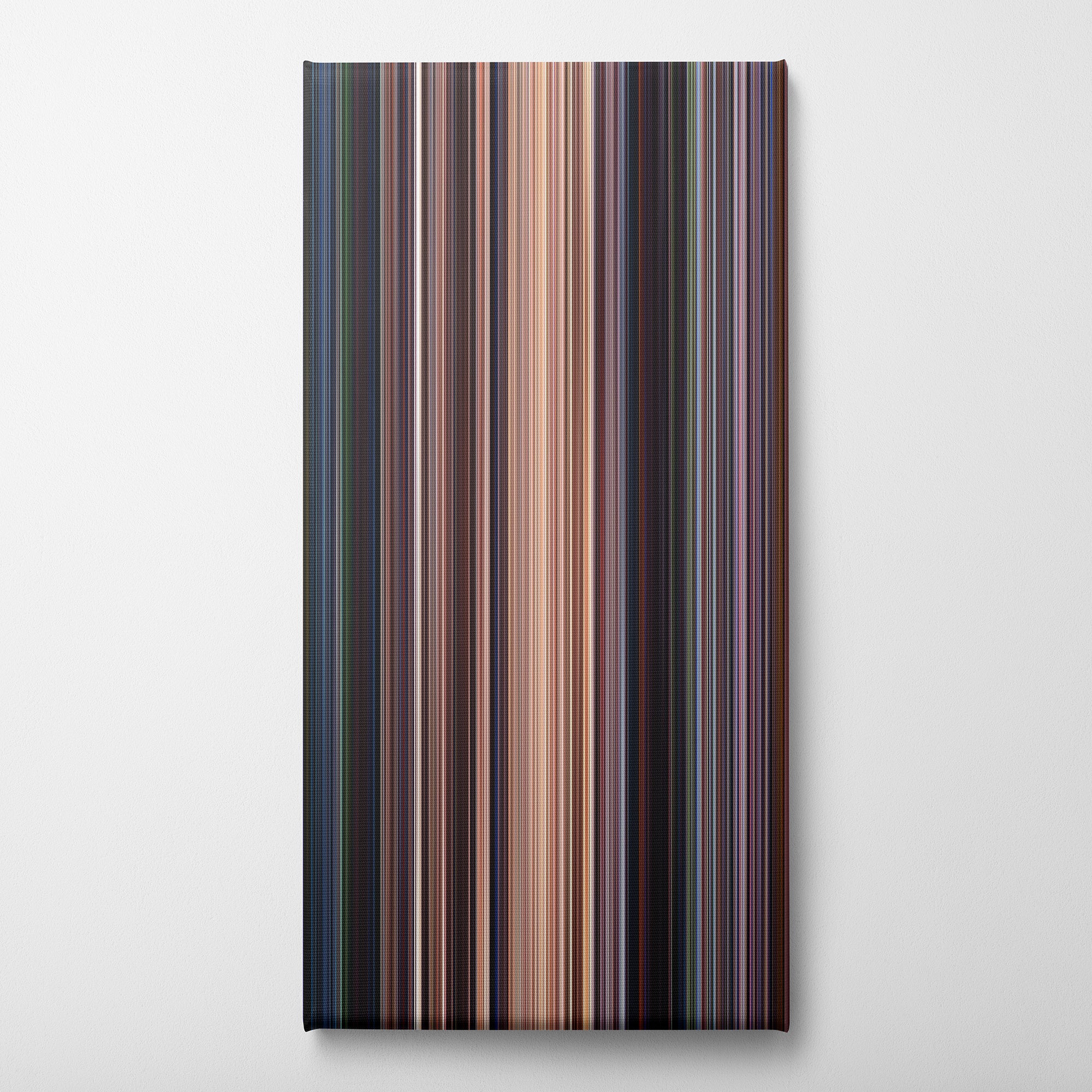 Star Wars Episode I - The Phantom Menace (1999) CineSpectrum Color Spectrum Canvas Print - Vertical on Wall