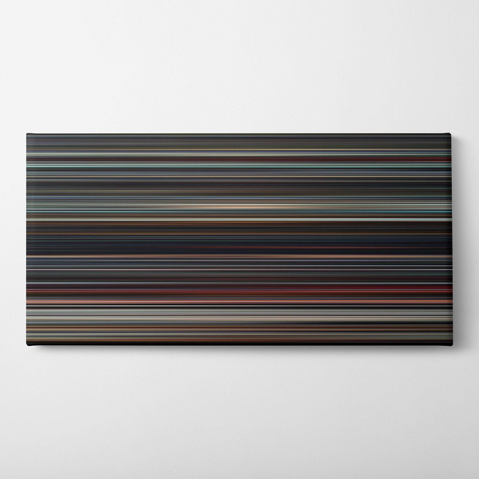 Star Wars Episode VIII - The Last Jedi (2017) CineSpectrum Color Spectrum Canvas Print - Horizontal on Wall