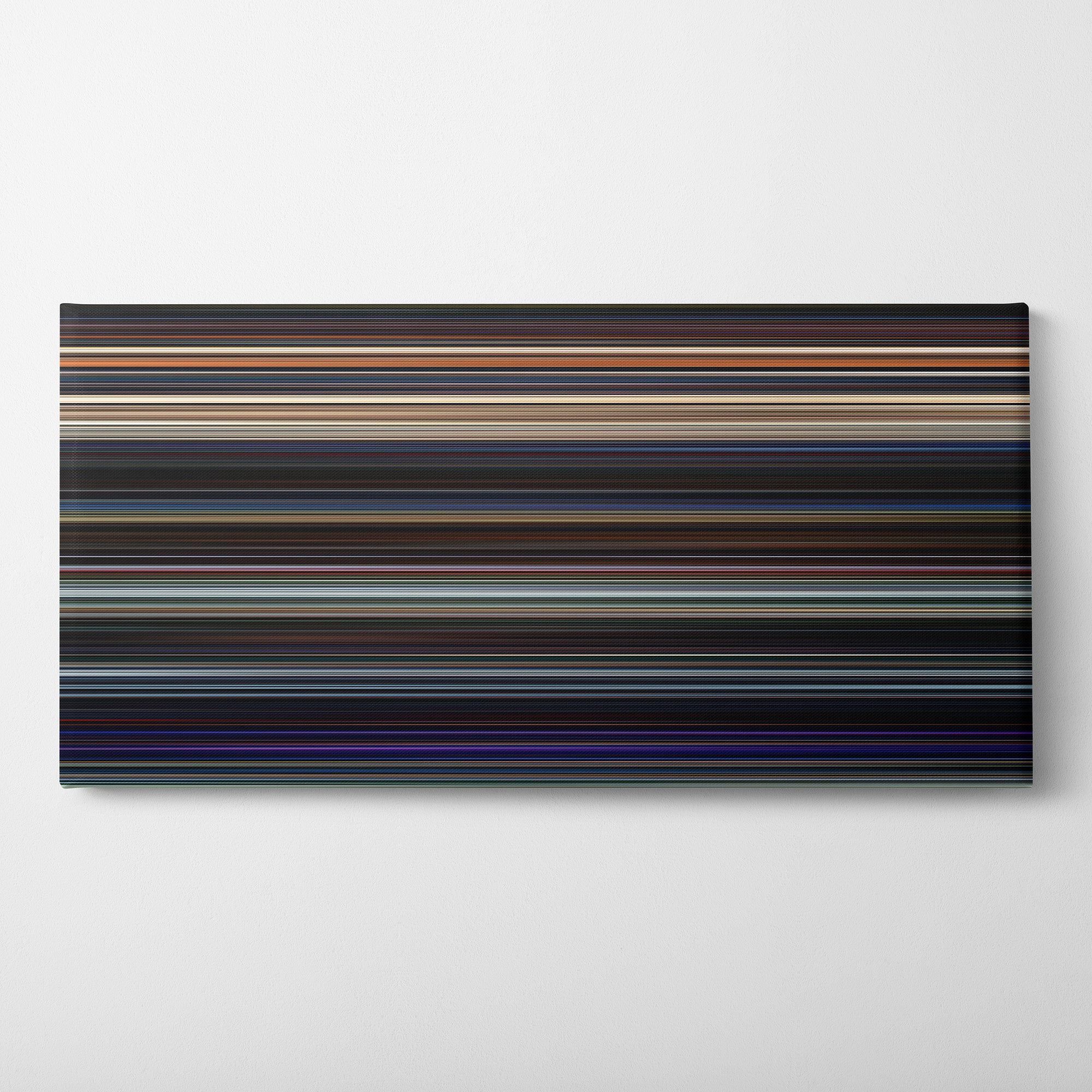 Star Wars Episode VII - The Force Awakens (2015) CineSpectrum Color Spectrum Canvas Print - Horizontal on Wall