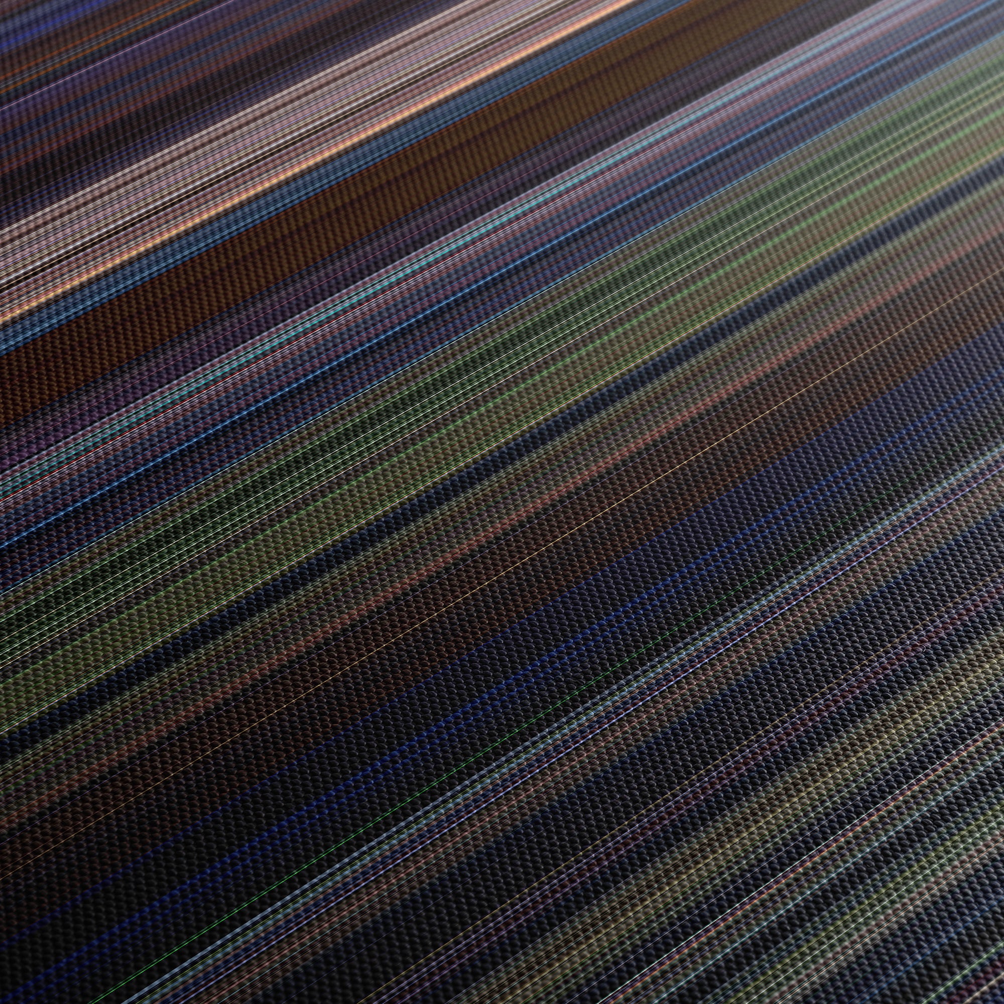 Star Wars Episode VI - Return Of The Jedi (1983) CineSpectrum Color Spectrum Canvas Print - Close Up of Middle of Print