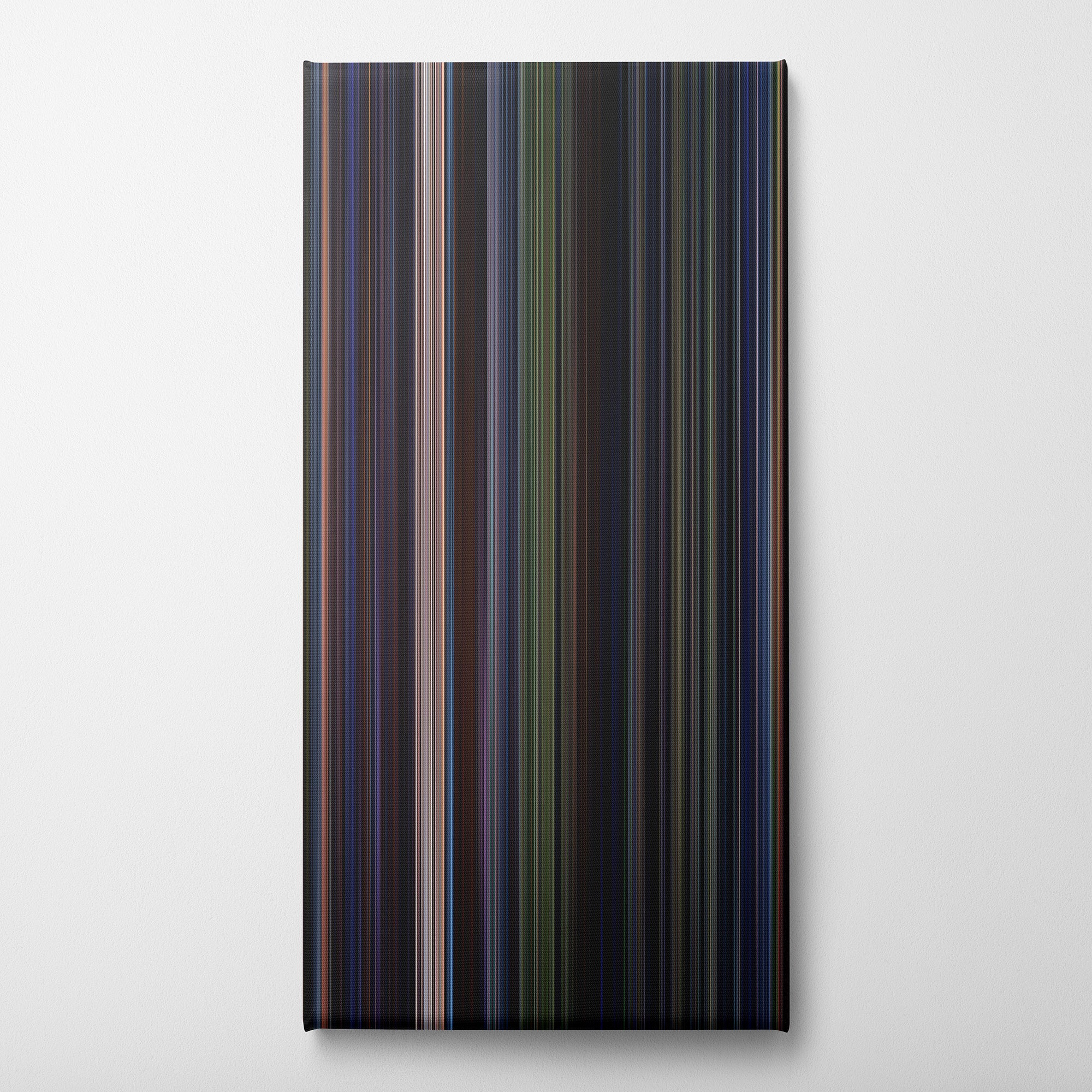 Star Wars Episode VI - Return Of The Jedi (1983) CineSpectrum Color Spectrum Canvas Print - Vertical on Wall