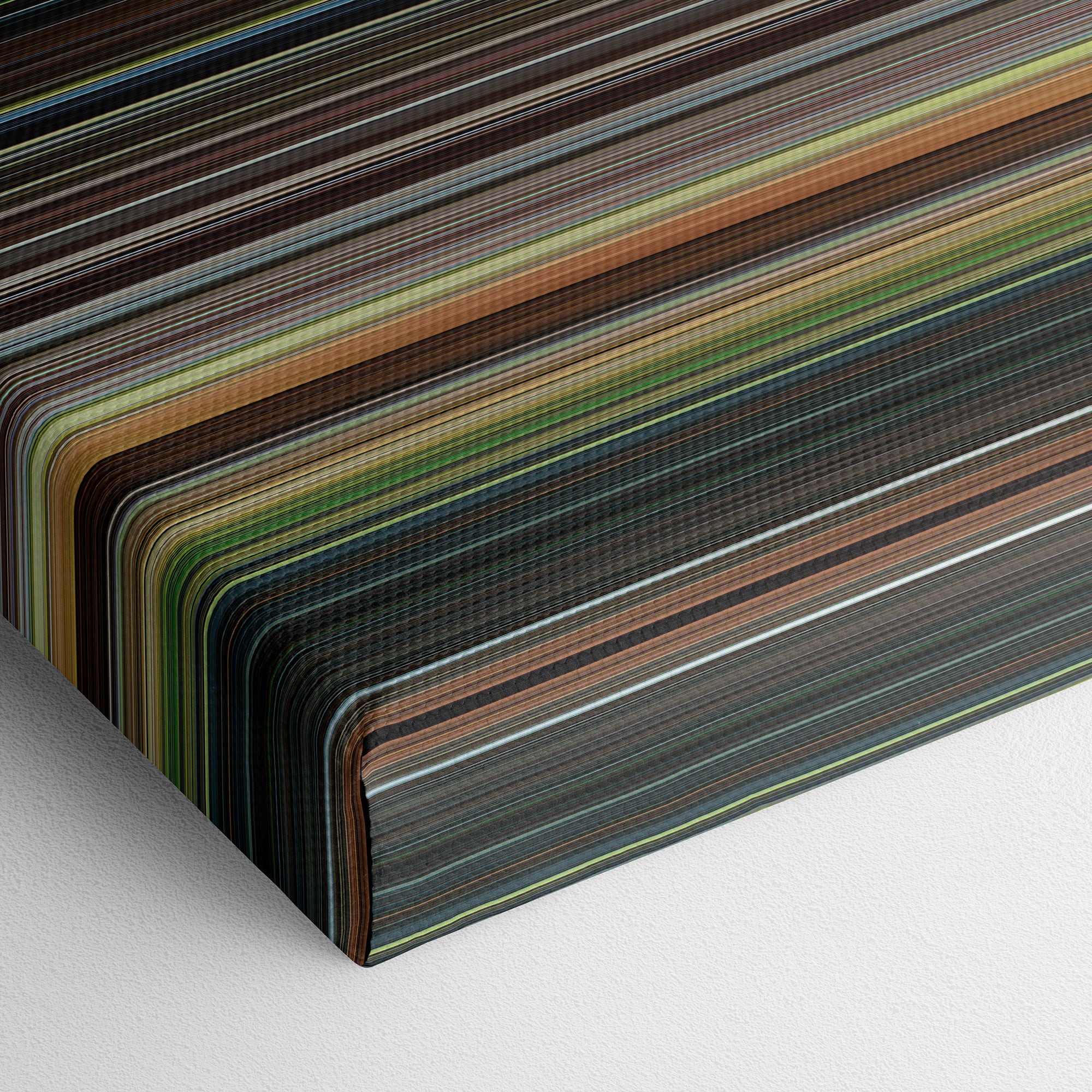 Stardust (2007) CineSpectrum Color Spectrum Canvas Print - Close Up of Bottom of Print