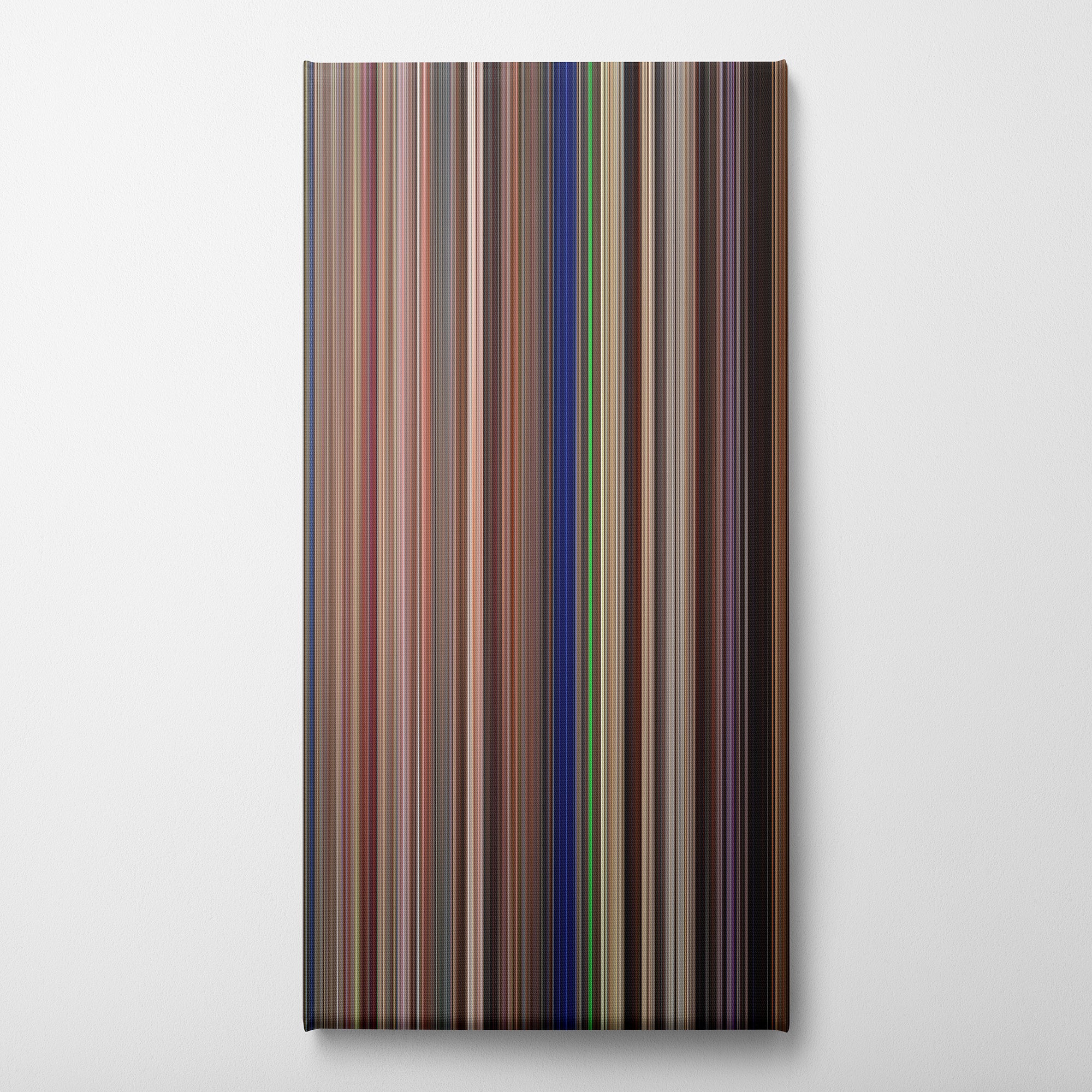 Starship Troopers (1997) CineSpectrum Color Spectrum Canvas Print - Vertical on Wall