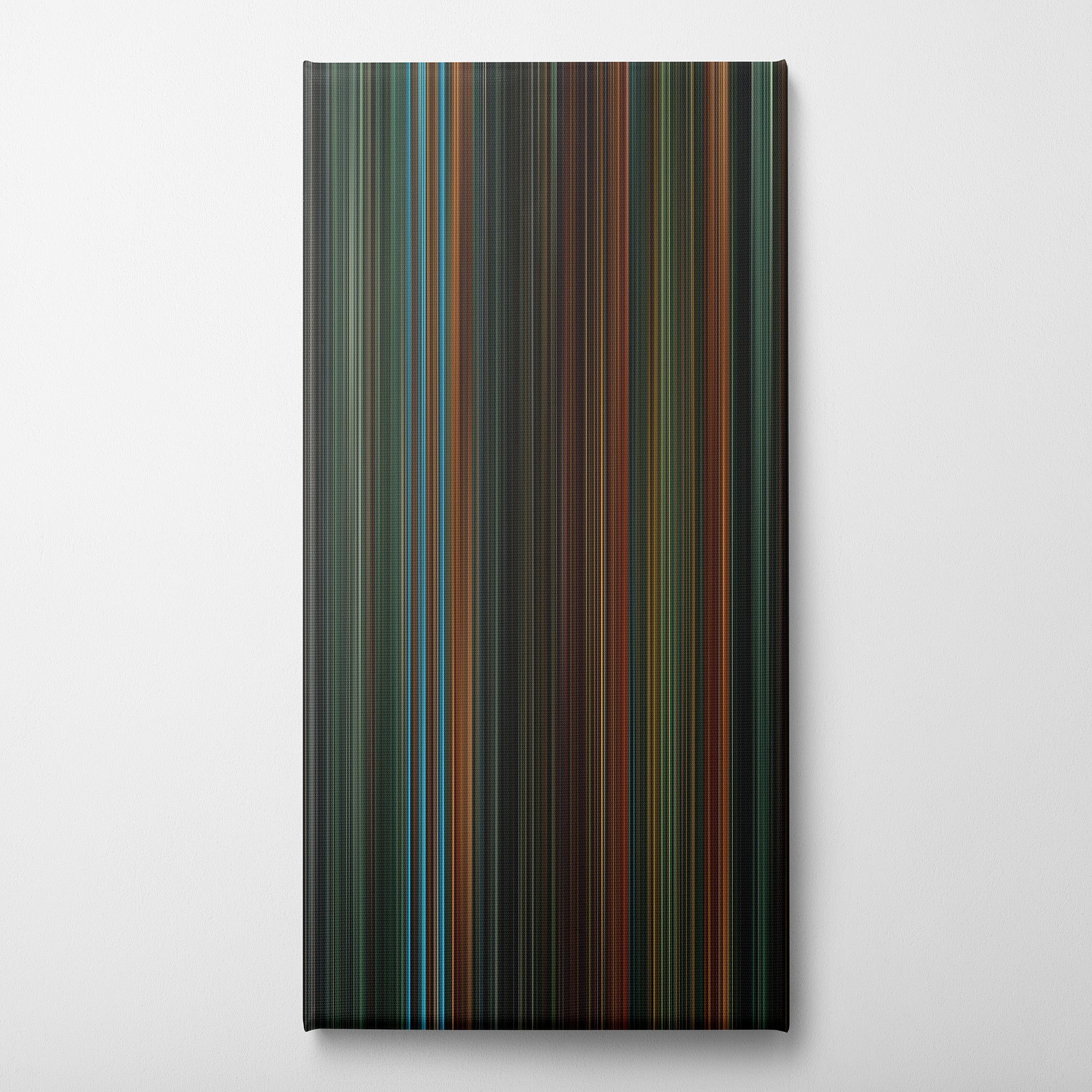 Sucker Punch (2011) CineSpectrum Color Spectrum Canvas Print - Vertical on Wall
