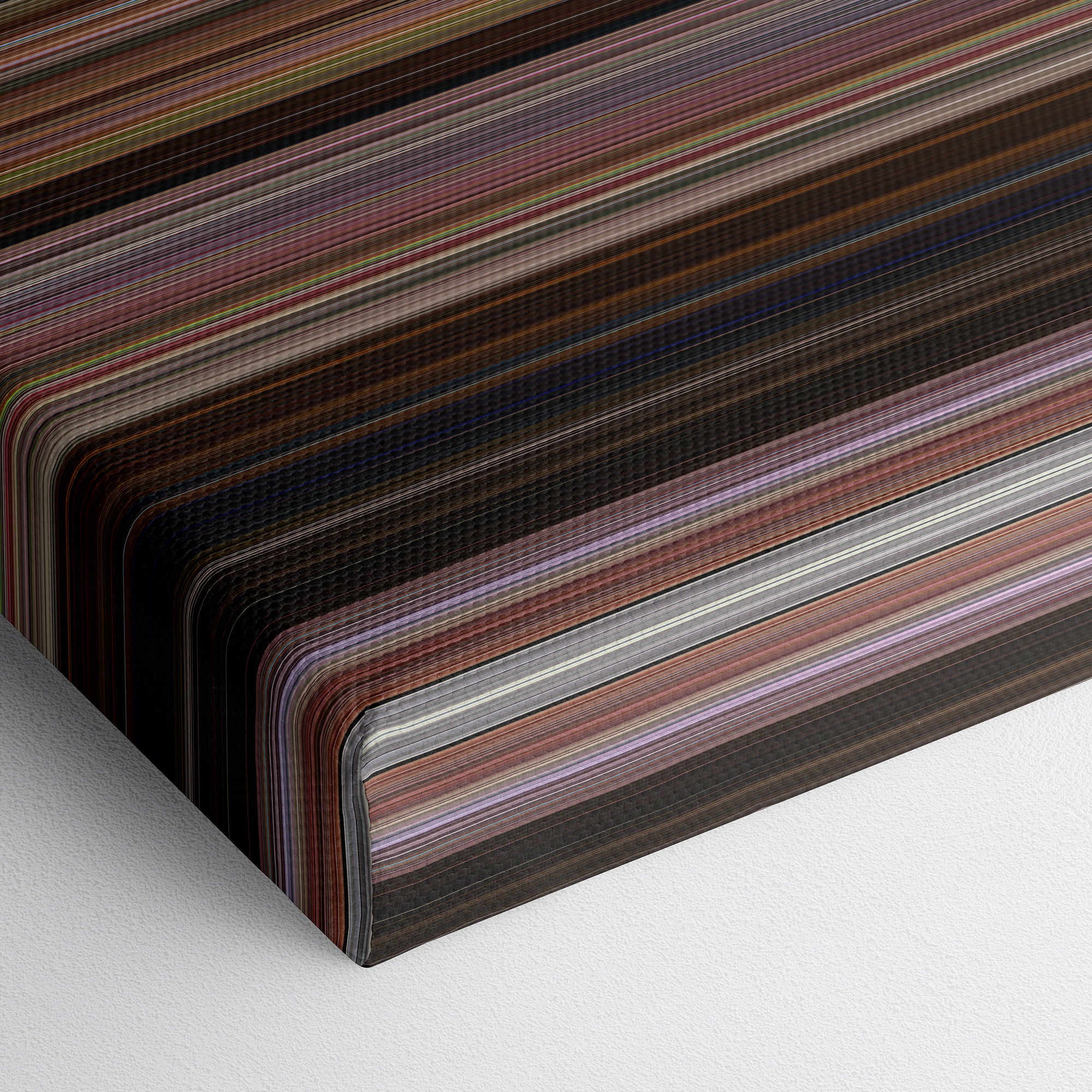 Super Troopers 2 (2018) CineSpectrum Color Spectrum Canvas Print - Close Up of Bottom of Print