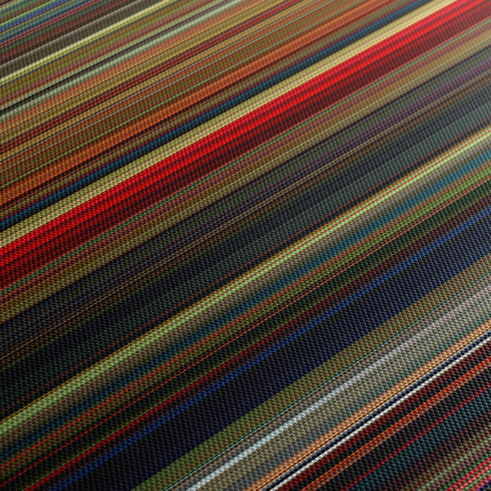 Suspiria (1977) CineSpectrum Color Spectrum Canvas Print - Close Up of Middle of Print