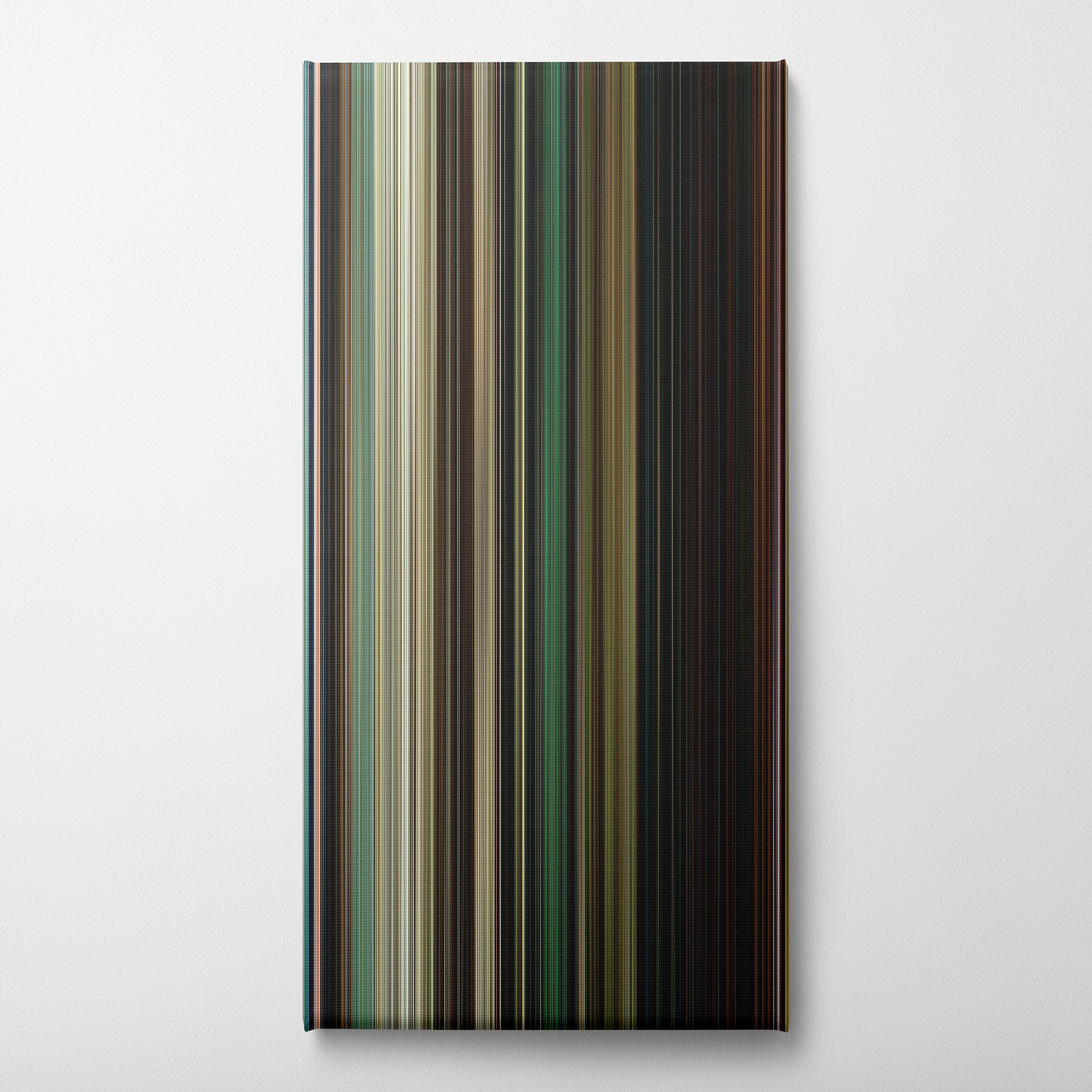 Terminator - Dark Fate (2019) CineSpectrum Color Spectrum Canvas Print - Vertical on Wall