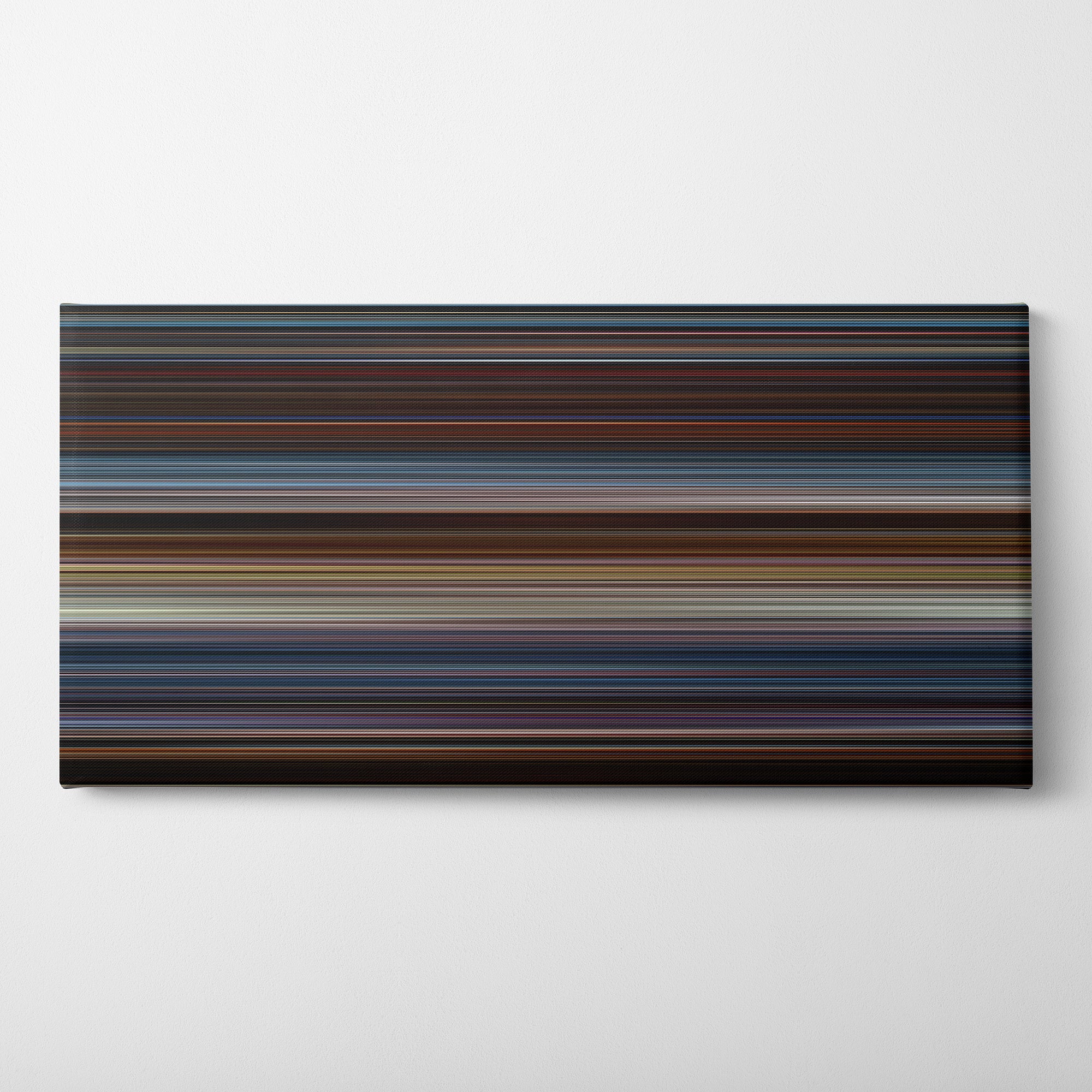 Terminator 3 - Rise of the Machines (2003) CineSpectrum Color Spectrum Canvas Print - Horizontal on Wall