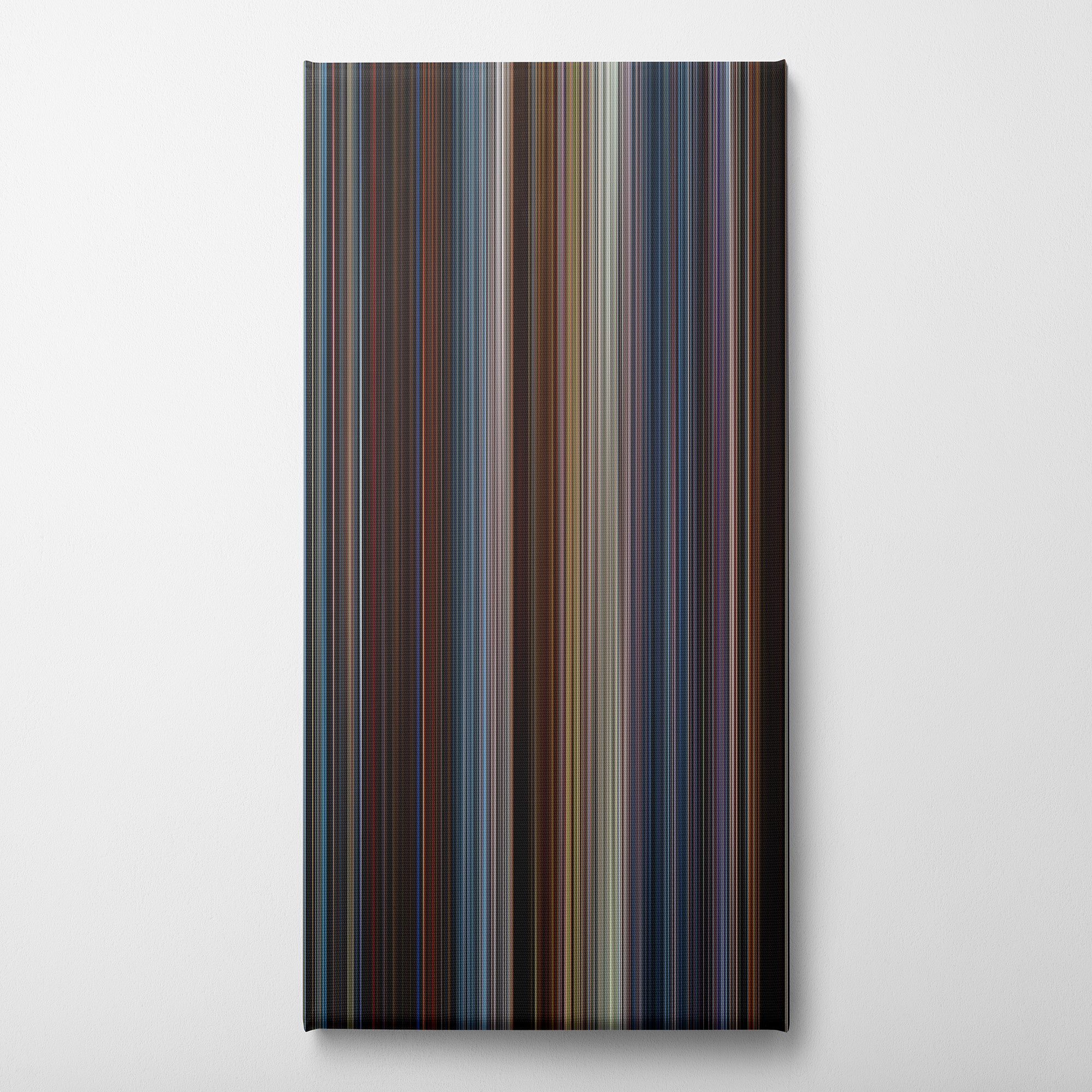 Terminator 3 - Rise of the Machines (2003) CineSpectrum Color Spectrum Canvas Print - Vertical on Wall