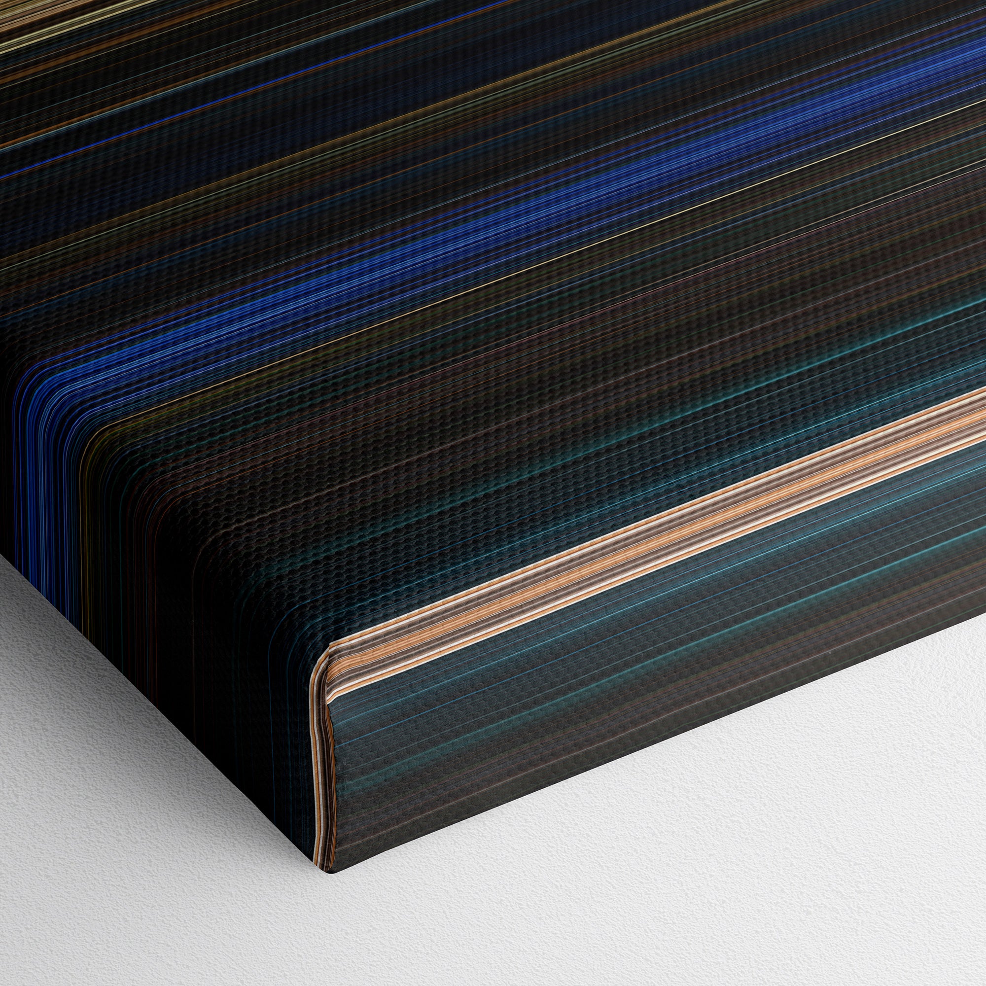 Texas Chainsaw Massacre (2022) CineSpectrum Color Spectrum Canvas Print - Close Up of Bottom of Print