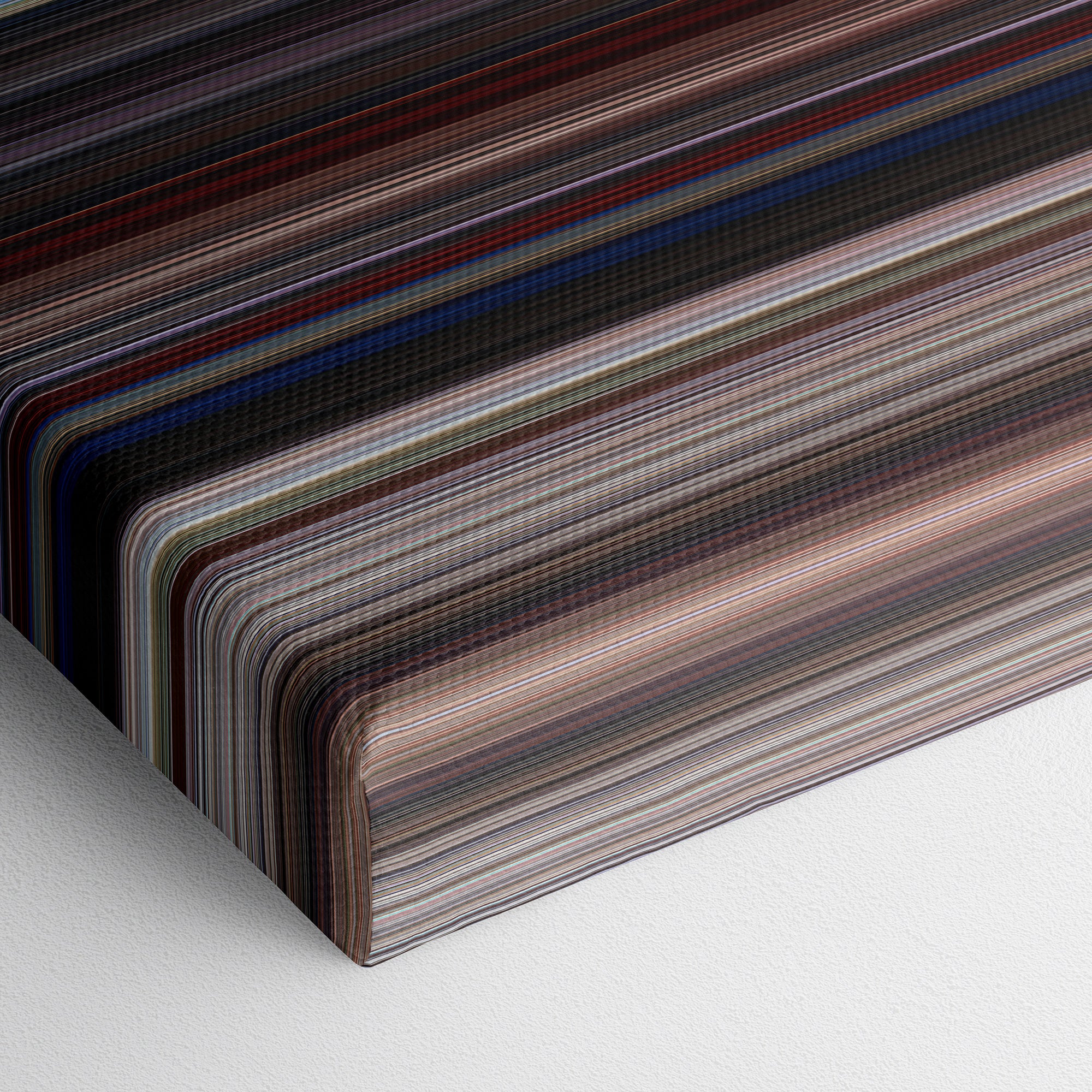 The Adventures of Baron Munchausen (1988) CineSpectrum Color Spectrum Canvas Print - Close Up of Bottom of Print