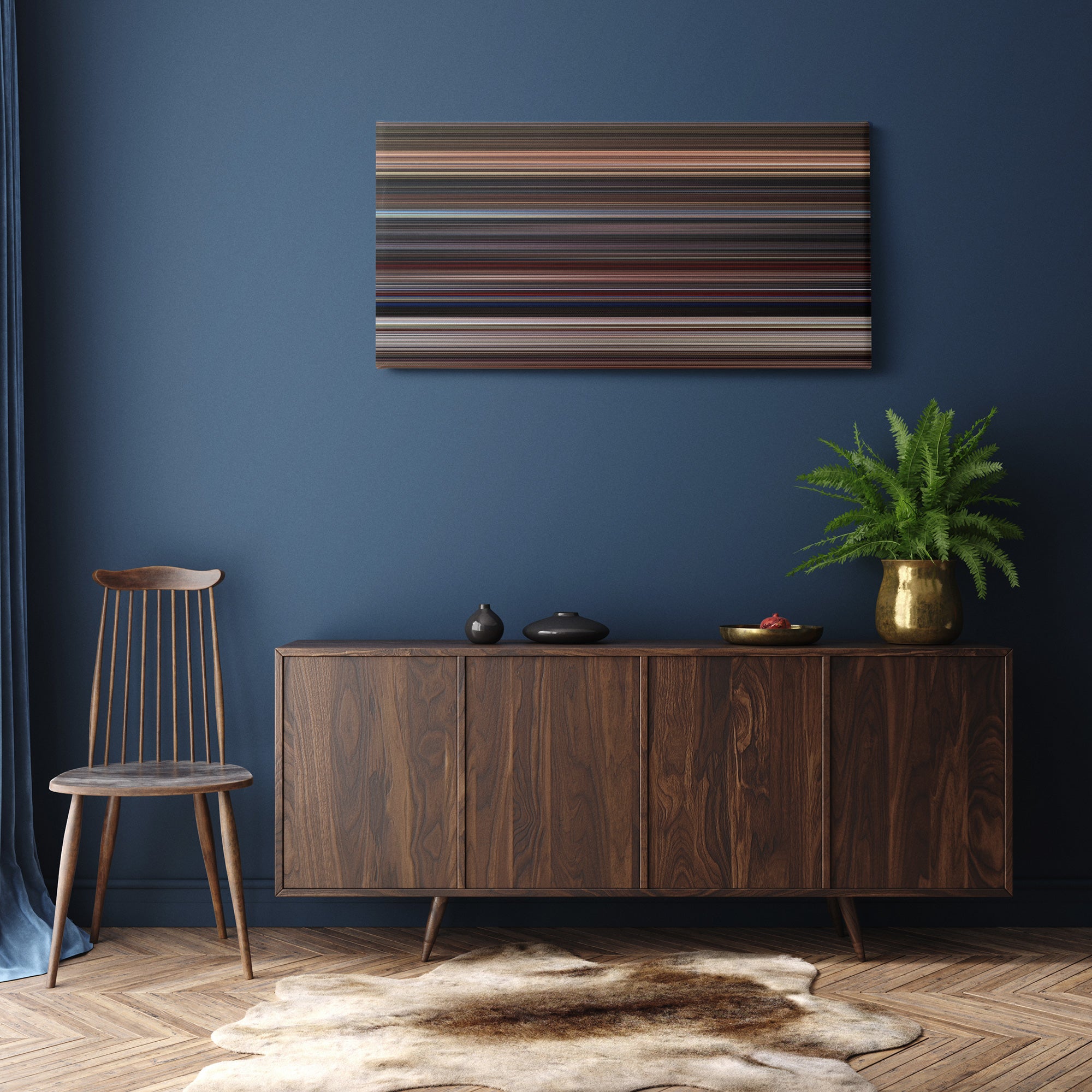 The Adventures of Baron Munchausen (1988) CineSpectrum Color Spectrum Canvas Print - Hanging Horizontal on Wall in Room