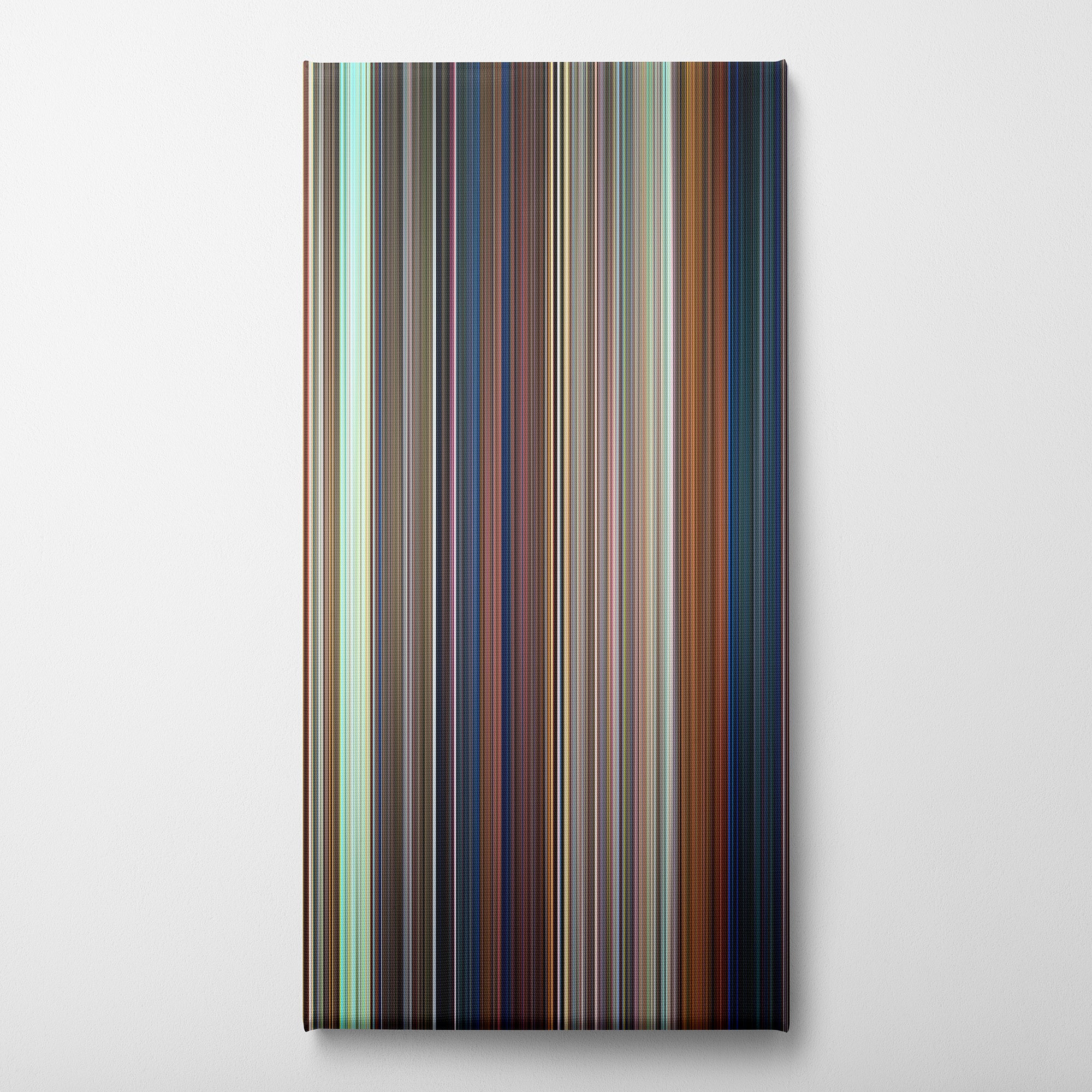 The Adventures of Ichabod and Mr. Toad (1949) CineSpectrum Color Spectrum Canvas Print - Vertical on Wall