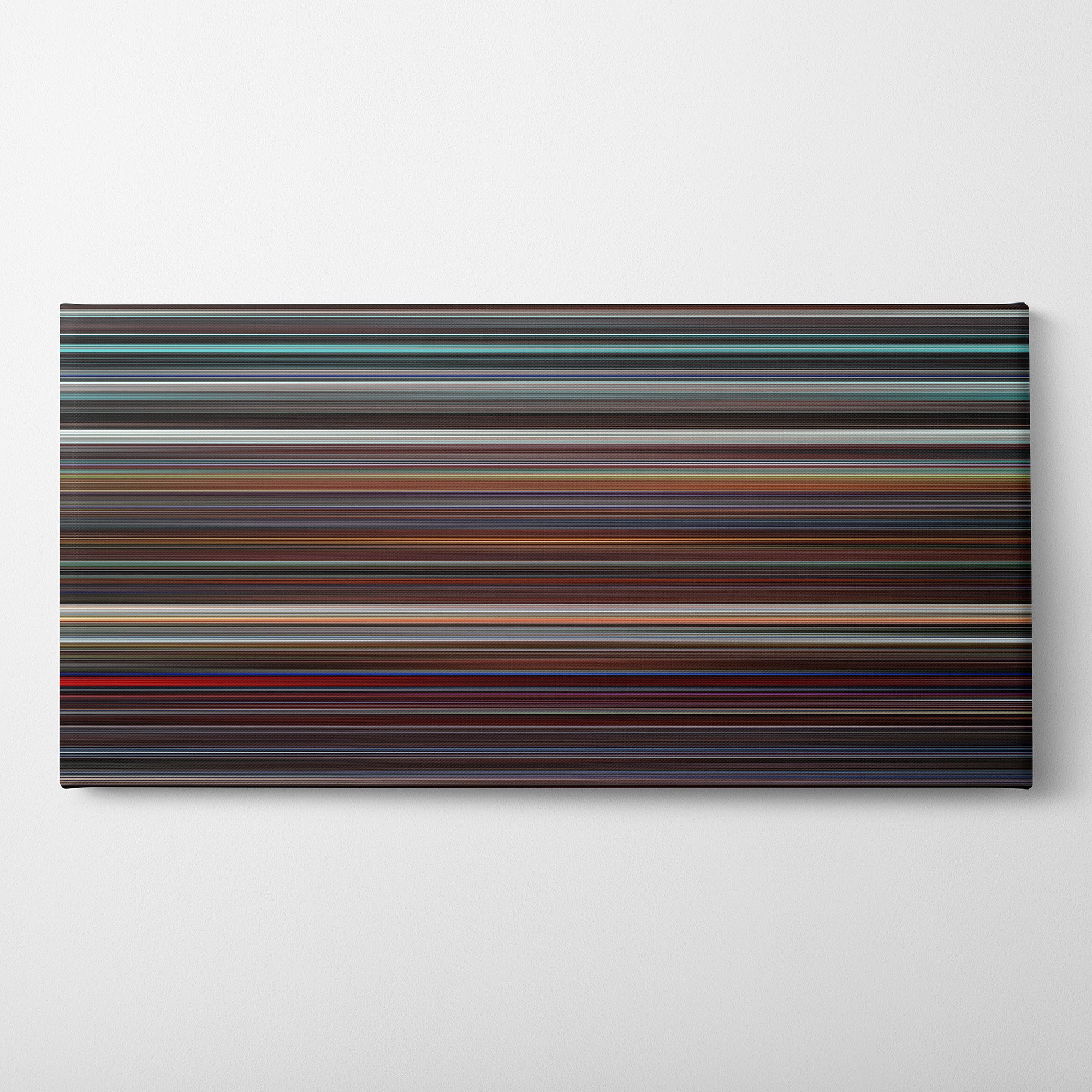 The Aviator (2004) CineSpectrum Color Spectrum Canvas Print - Horizontal on Wall