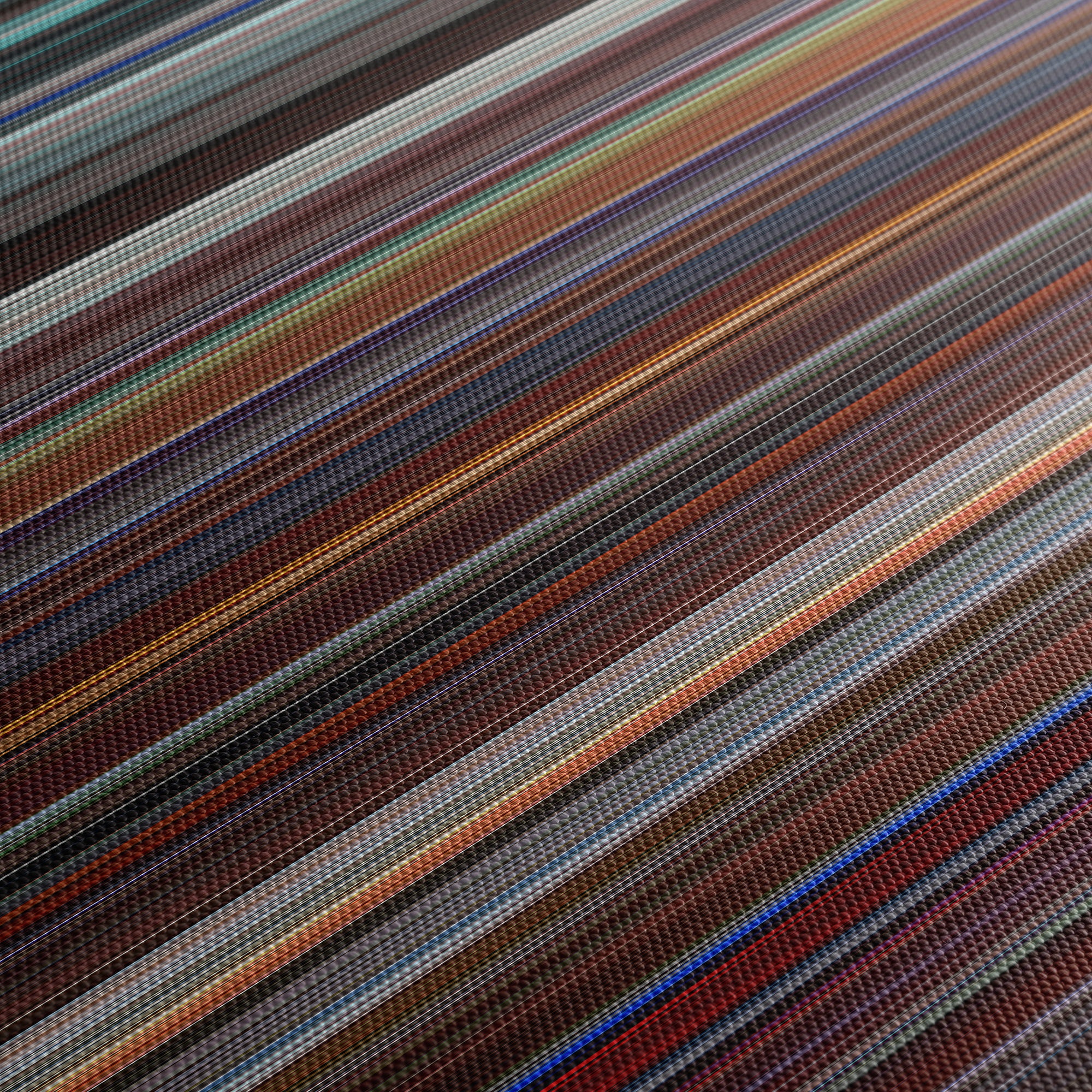 The Aviator (2004) CineSpectrum Color Spectrum Canvas Print - Close Up of Middle of Print