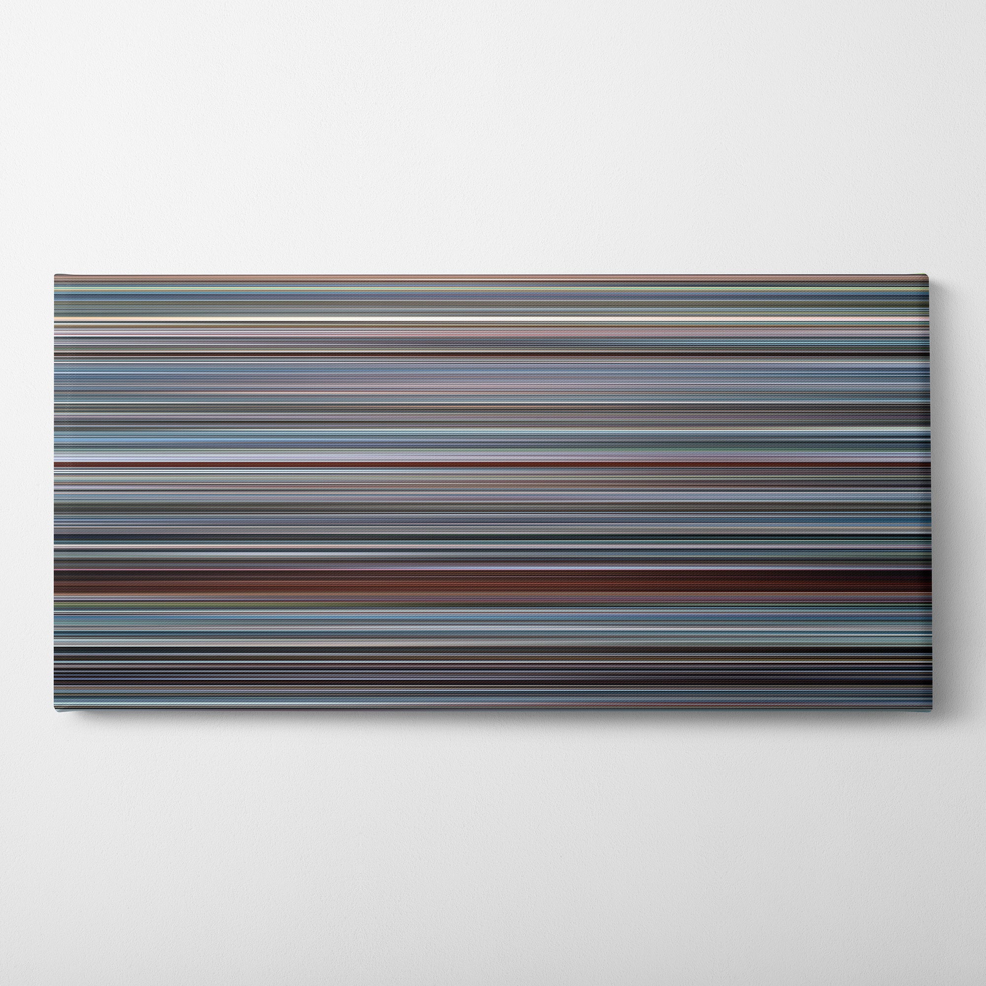 The Big Short (2015) CineSpectrum Color Spectrum Canvas Print - Horizontal on Wall