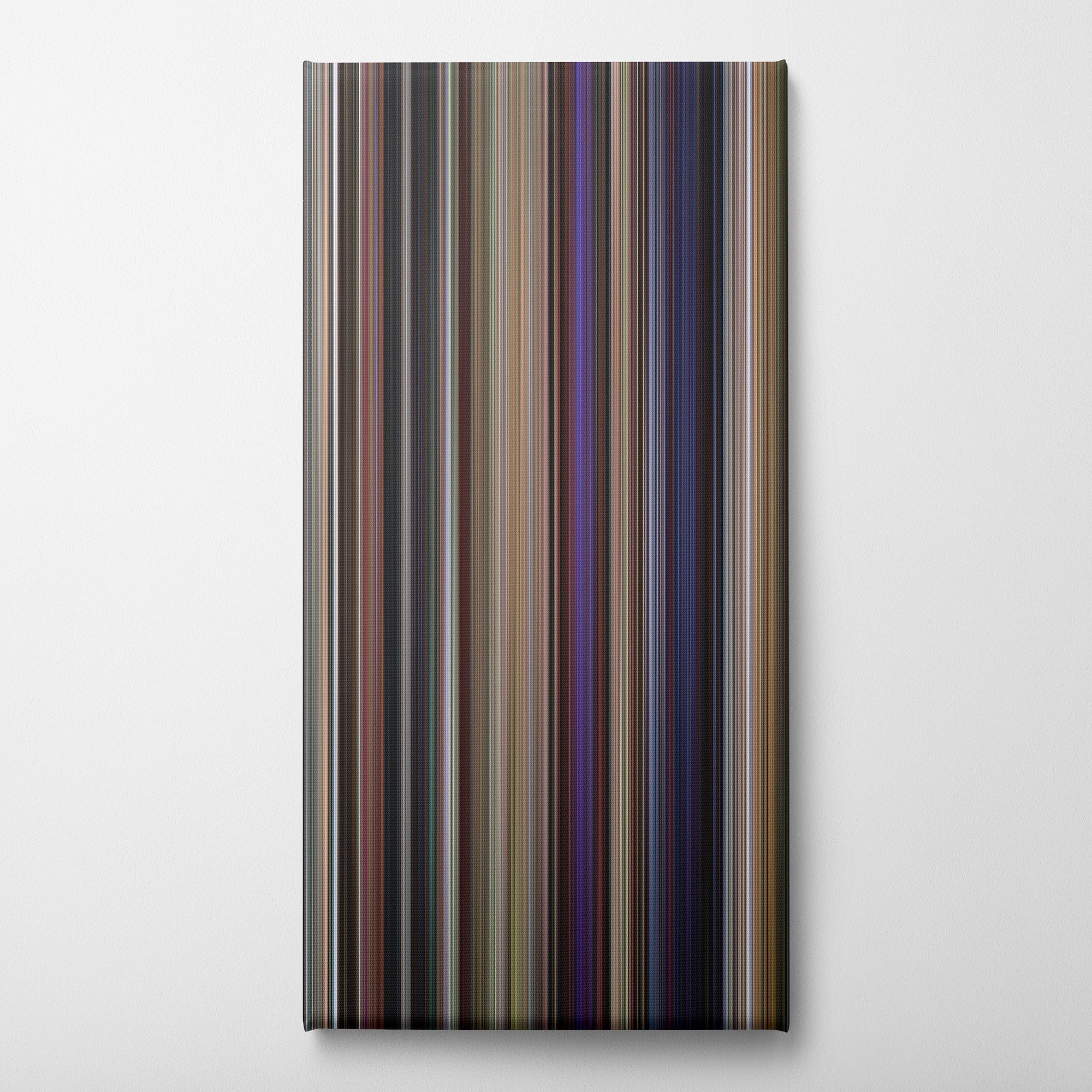 The Blues Brothers (1980) CineSpectrum Color Spectrum Canvas Print - Vertical on Wall