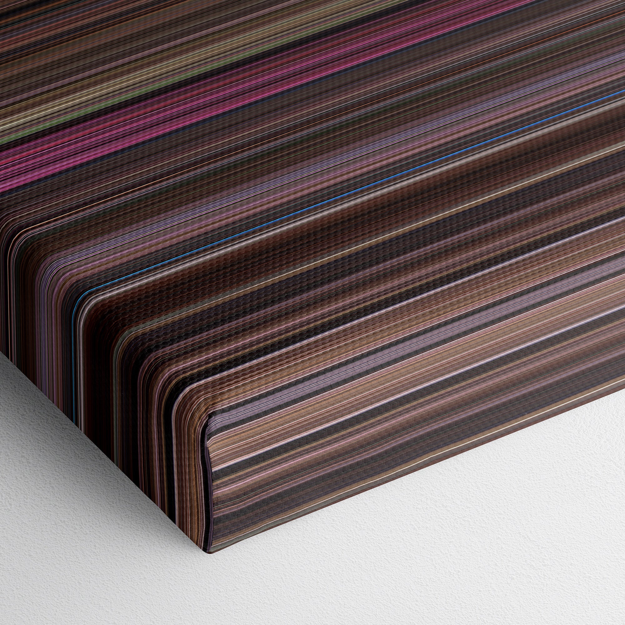 The Boondock Saints (1999) CineSpectrum Color Spectrum Canvas Print - Close Up of Bottom of Print