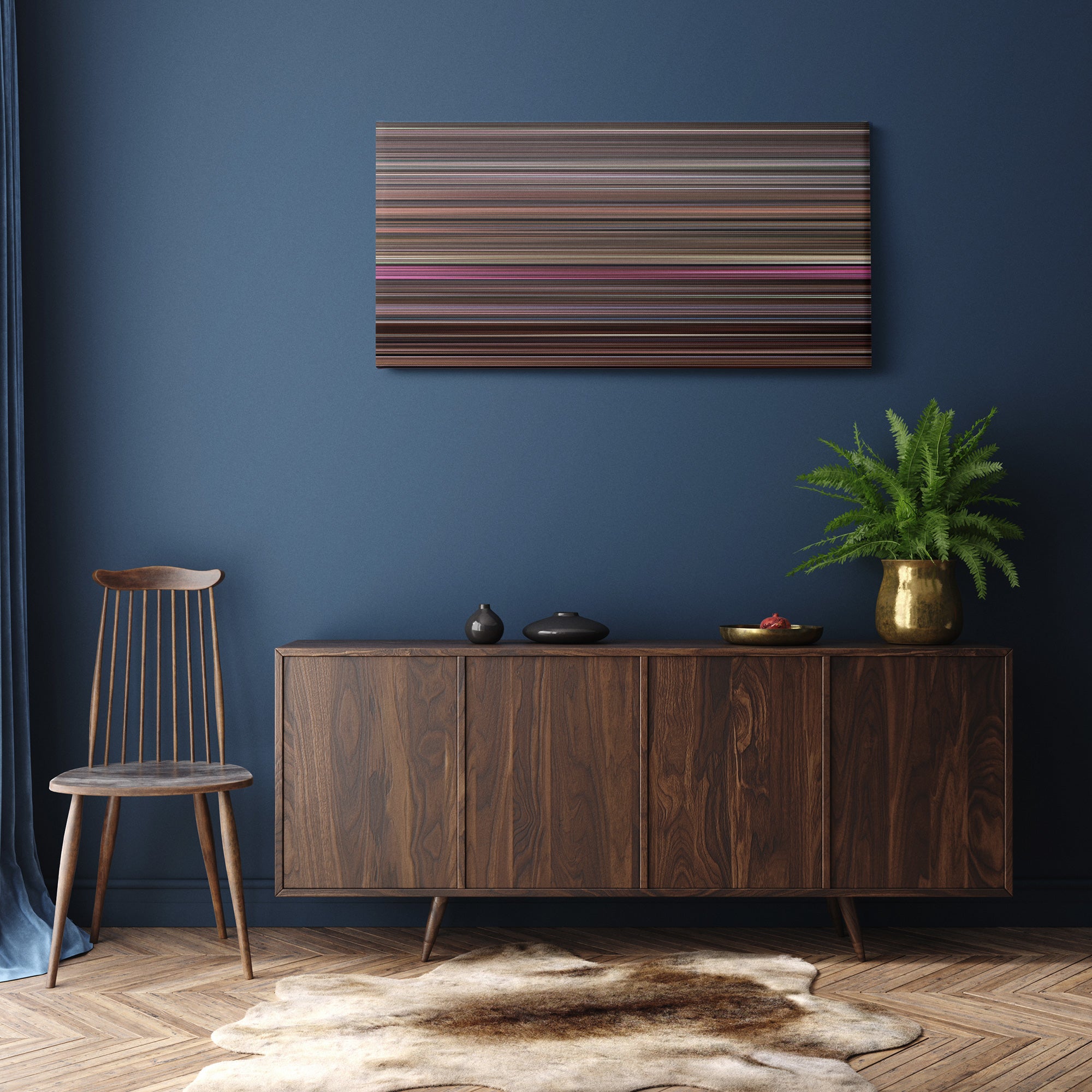 The Boondock Saints (1999) CineSpectrum Color Spectrum Canvas Print - Hanging Horizontal on Wall in Room