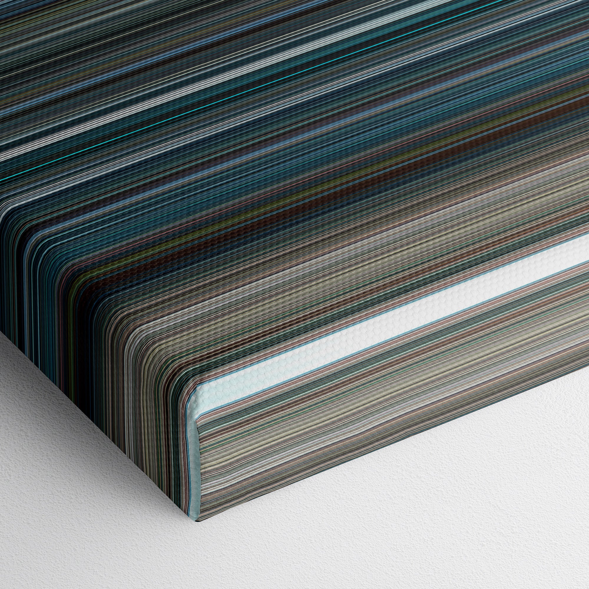 The Bourne Legacy (2012) CineSpectrum Color Spectrum Canvas Print - Close Up of Bottom of Print