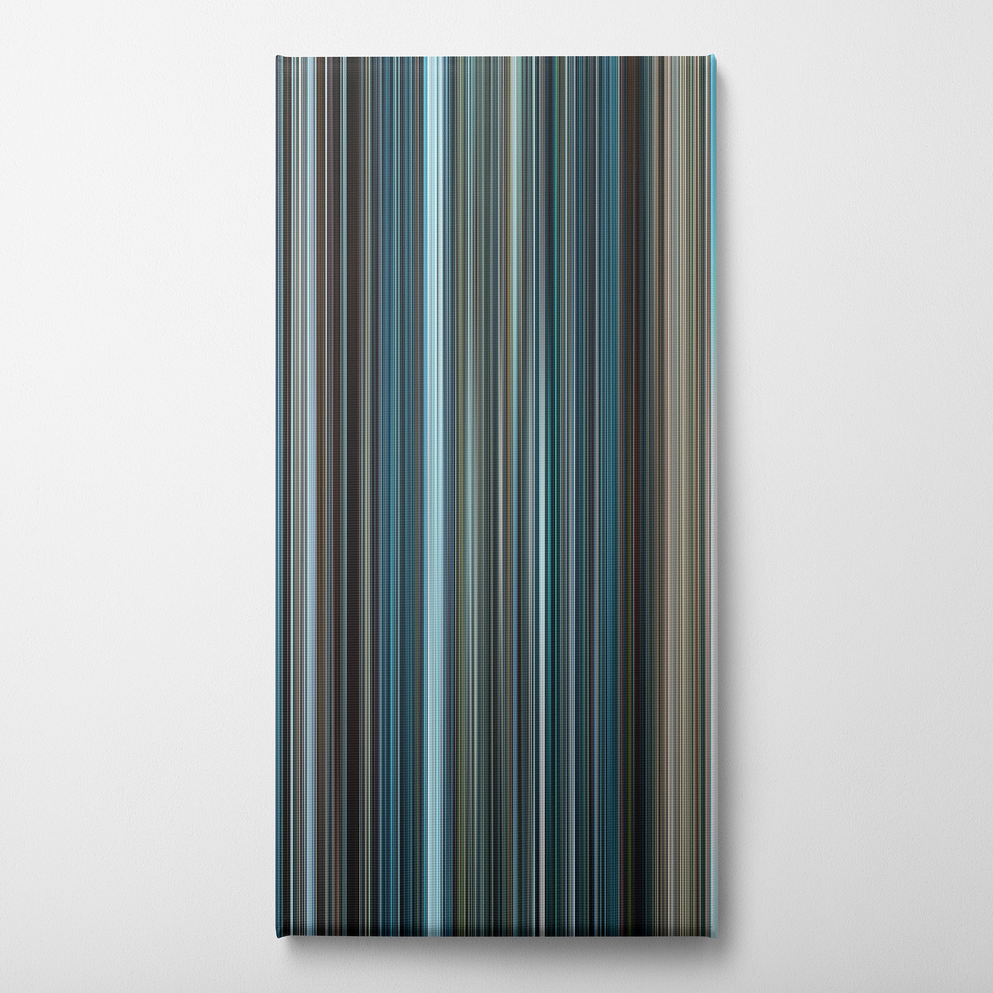 The Bourne Legacy (2012) CineSpectrum Color Spectrum Canvas Print - Vertical on Wall